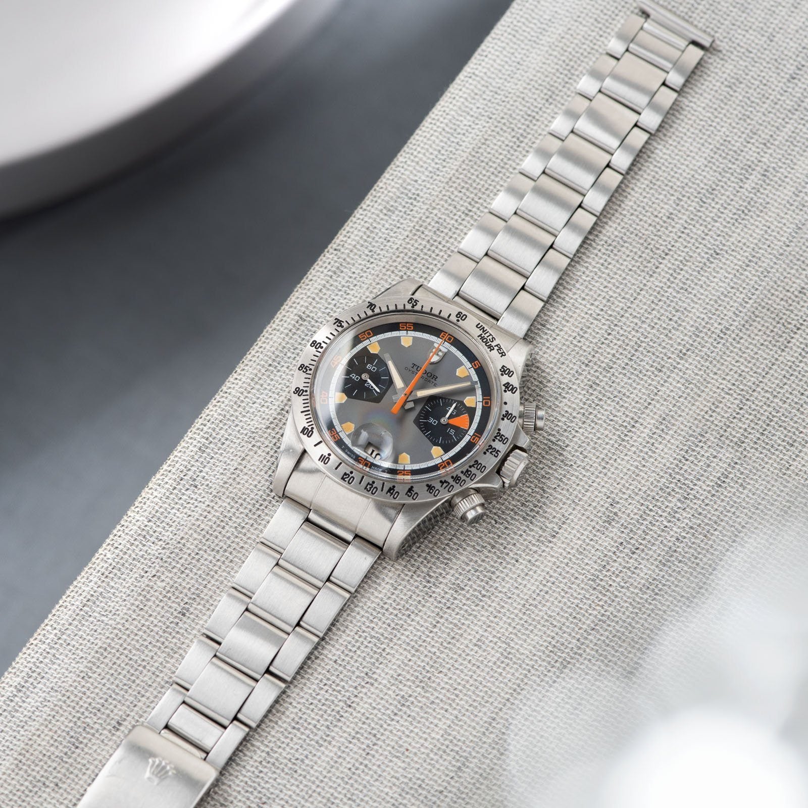 Tudor Home Plate Chronograph 7032 Box and Papers with folded link Oyster bracelet