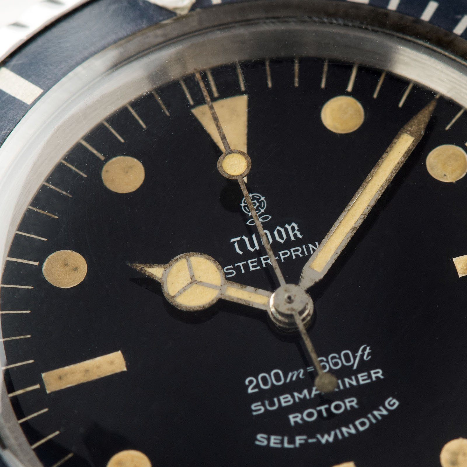 Tudor Submariner Ref 7928 Gilt Minute Track