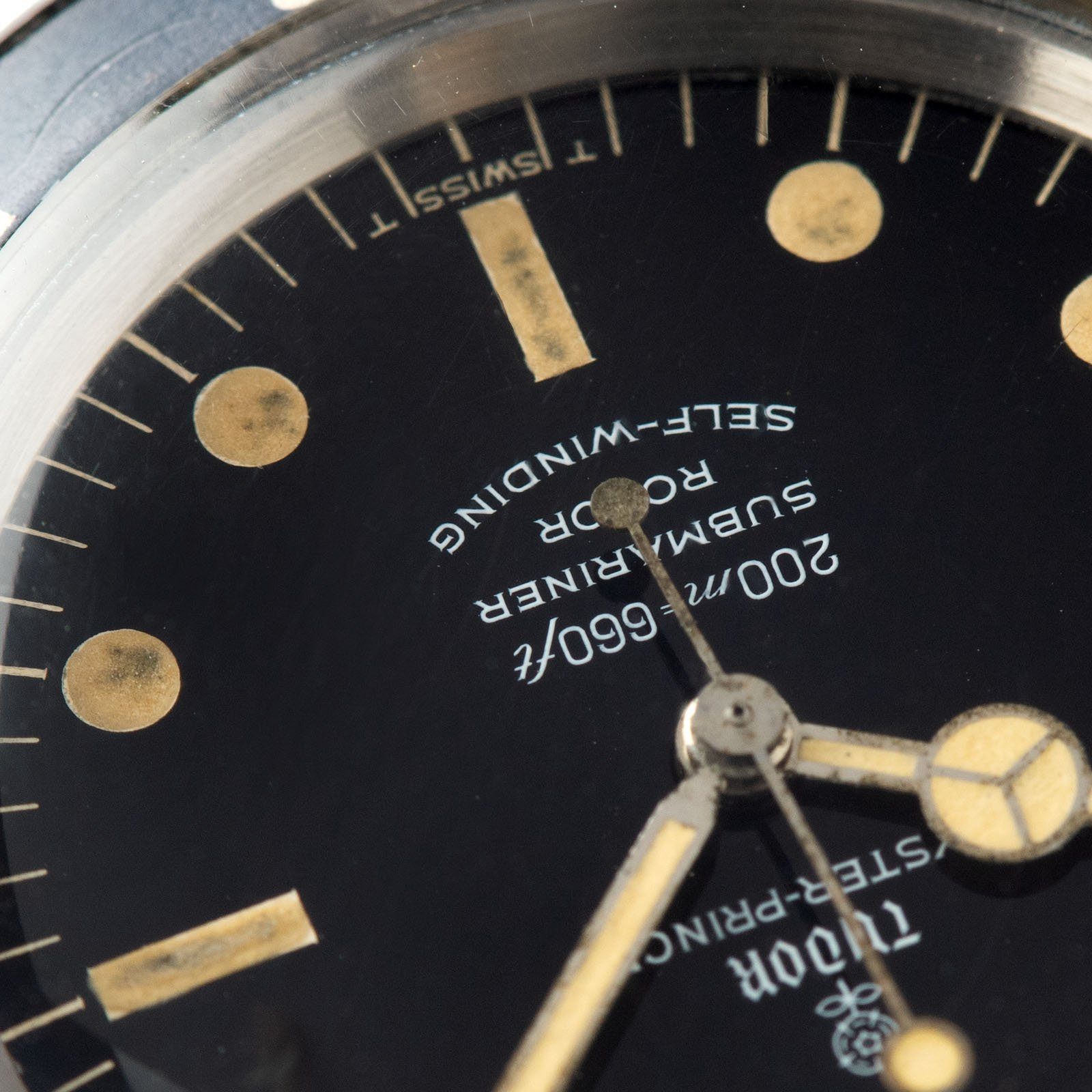 Tudor Submariner Ref 7928 Gilt Minute Track