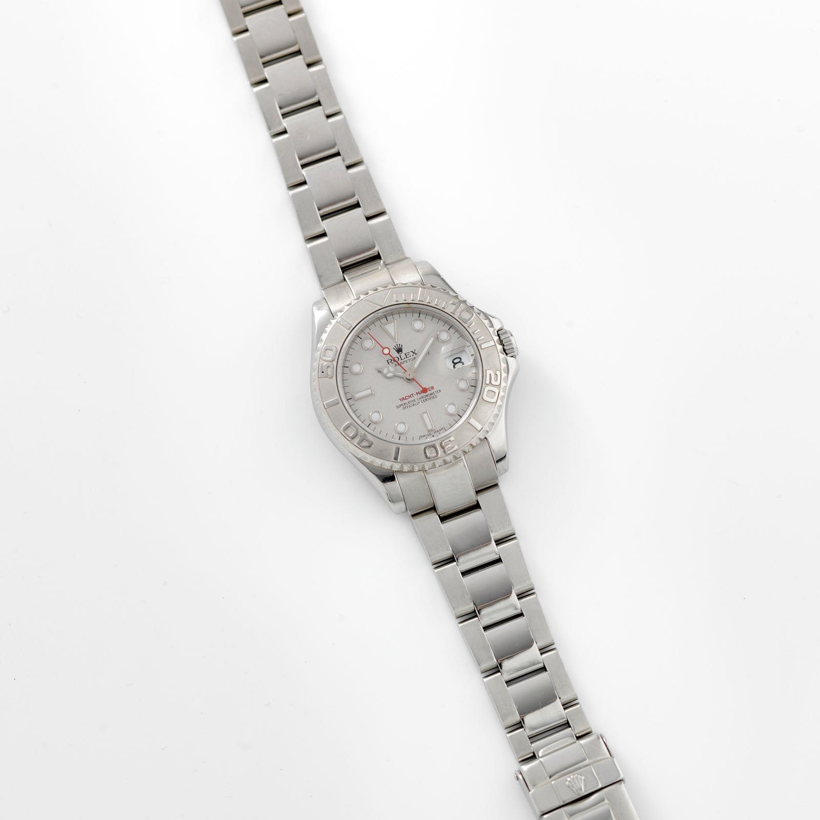 Rolex Yacht Master Mid Size Steel Reference 168622 Punched Papers