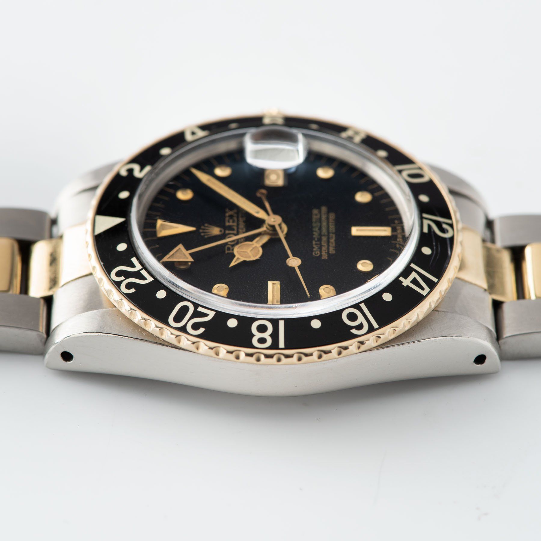 Rolex 16753 Black Nipple Dial GMT Master