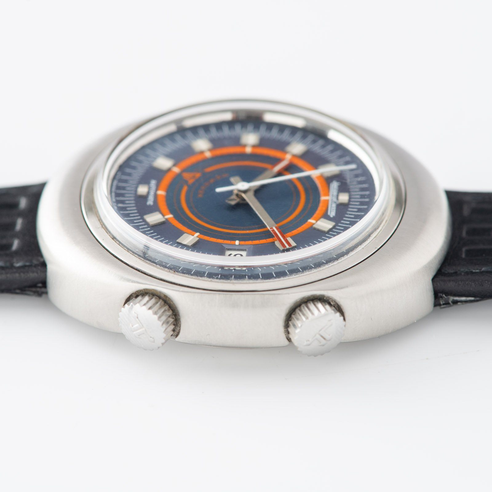 Jaeger Lecoultre Memovox Ref E873 Speed Beat with original JLC crowns
