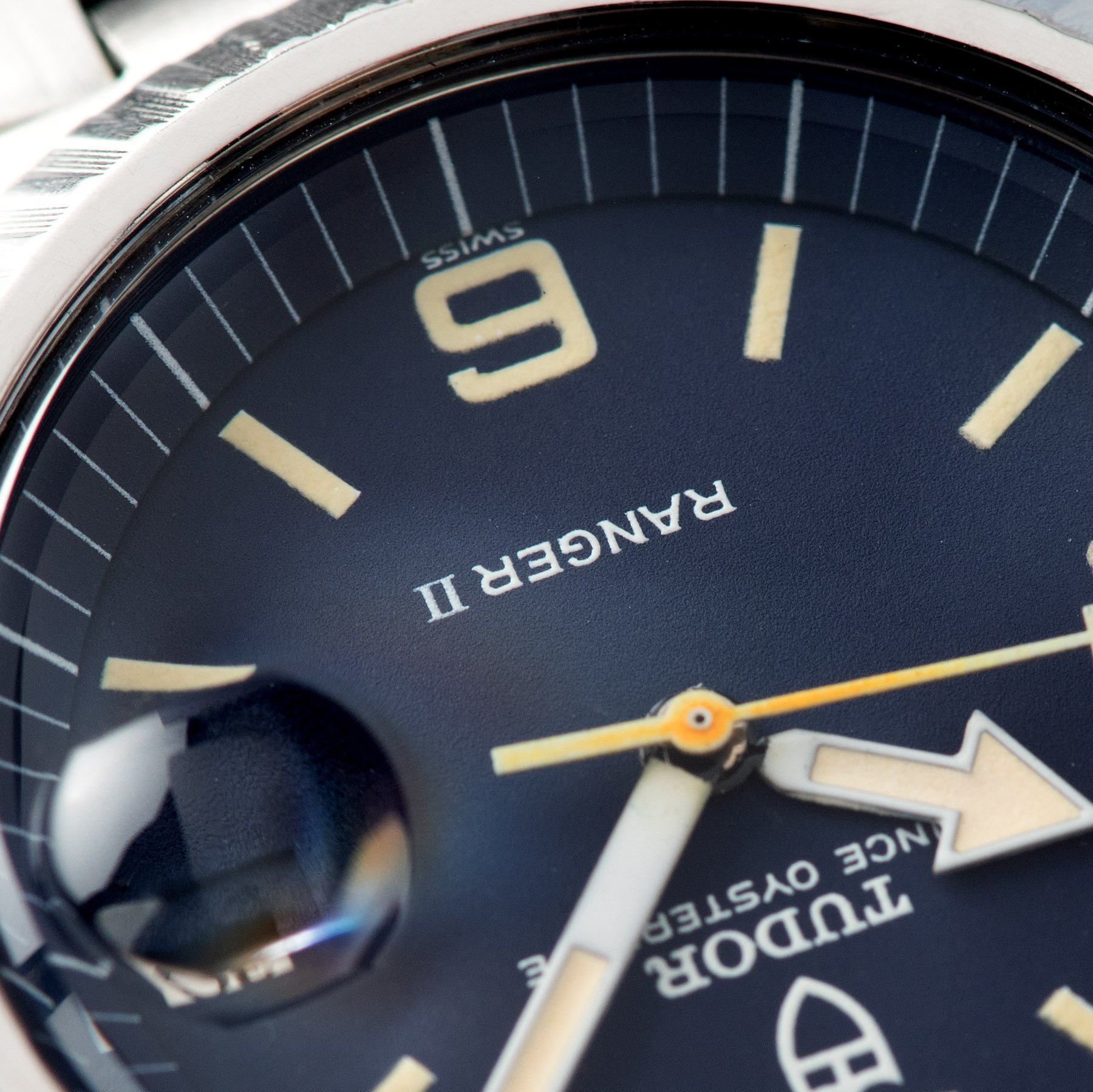 Tudor Ranger 2 Blue Dial Reference 9111/0 with painted Arabic numerals