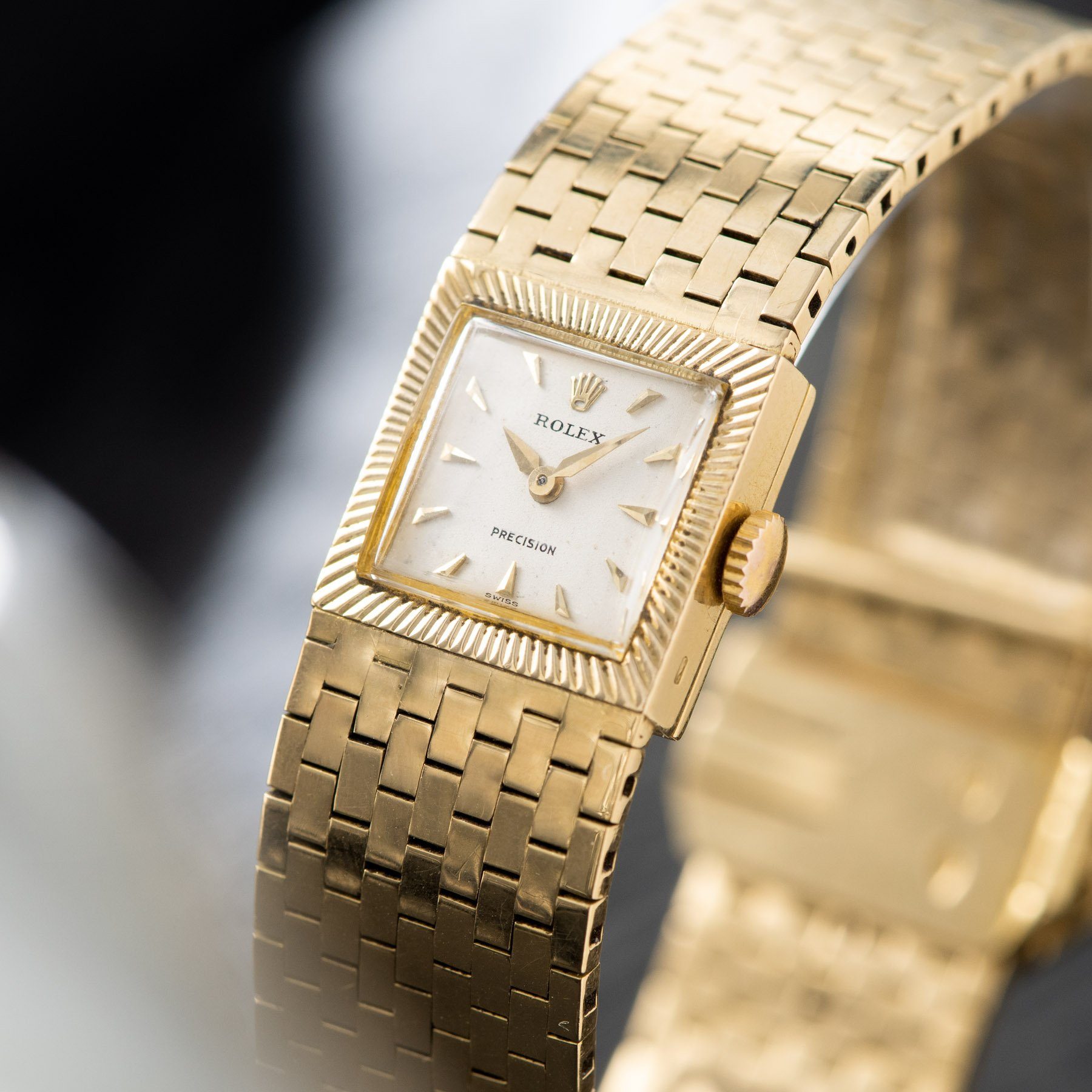 Rolex Precision 18kt Yellow Gold Ref 8209 from the 1950s