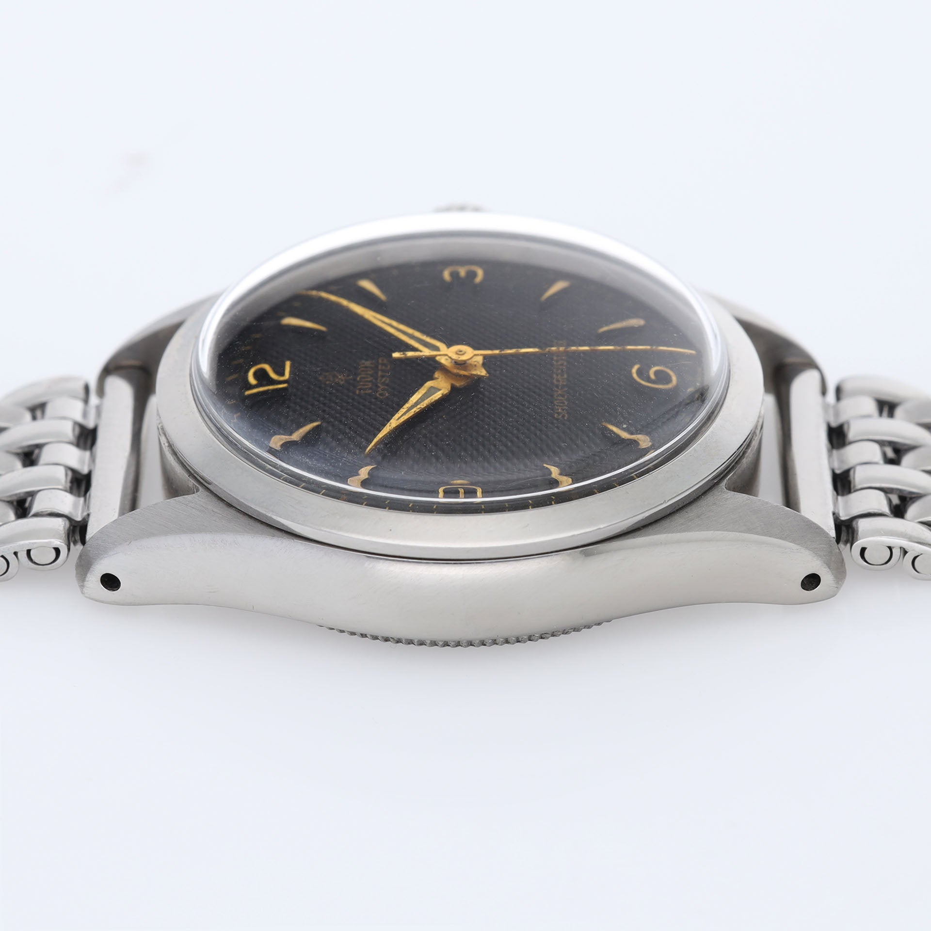 Tudor Oyster 7903 Black Waffle Dial Manual Wind