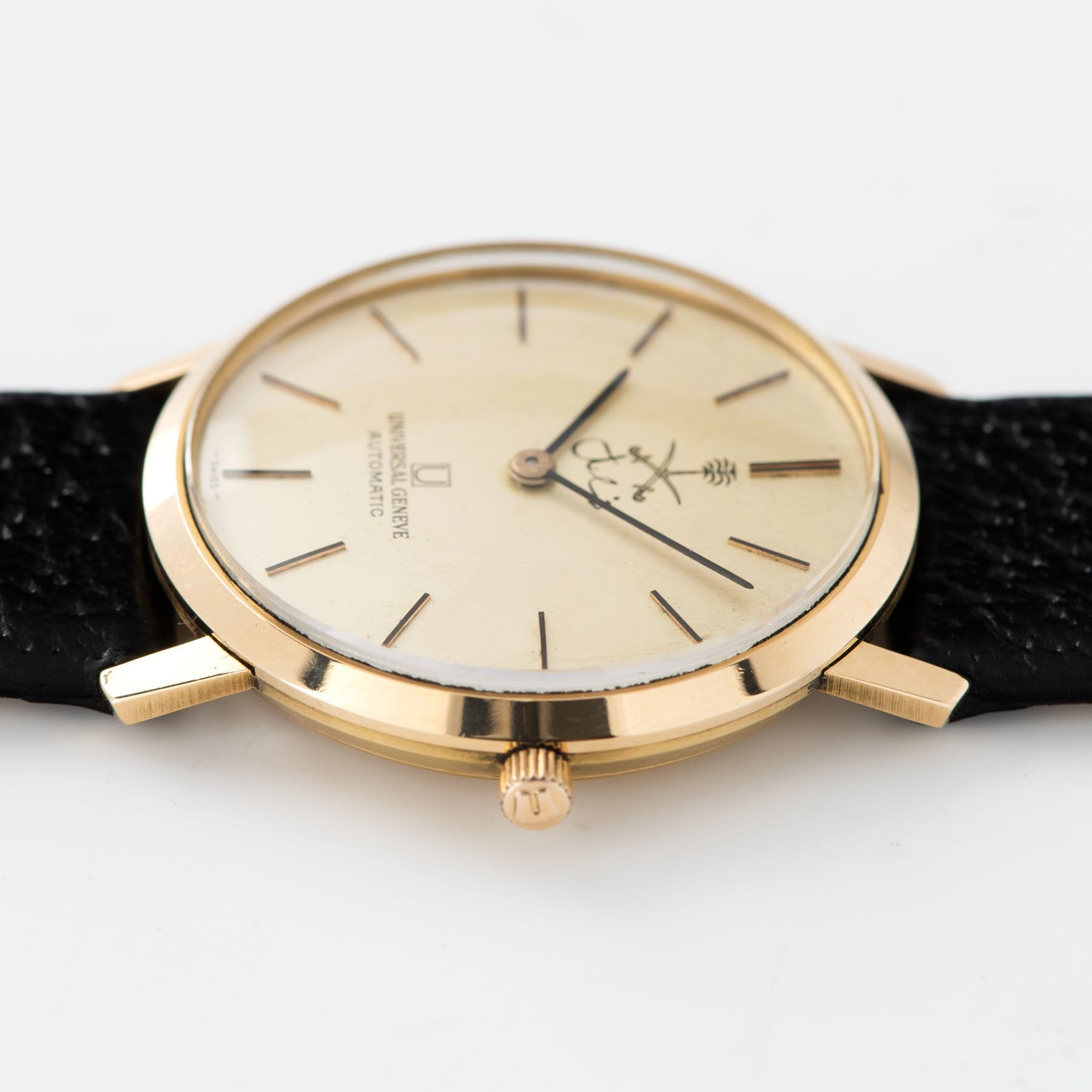 Universal Genève 18kt Pink Gold Watch Saudi Armed Forces