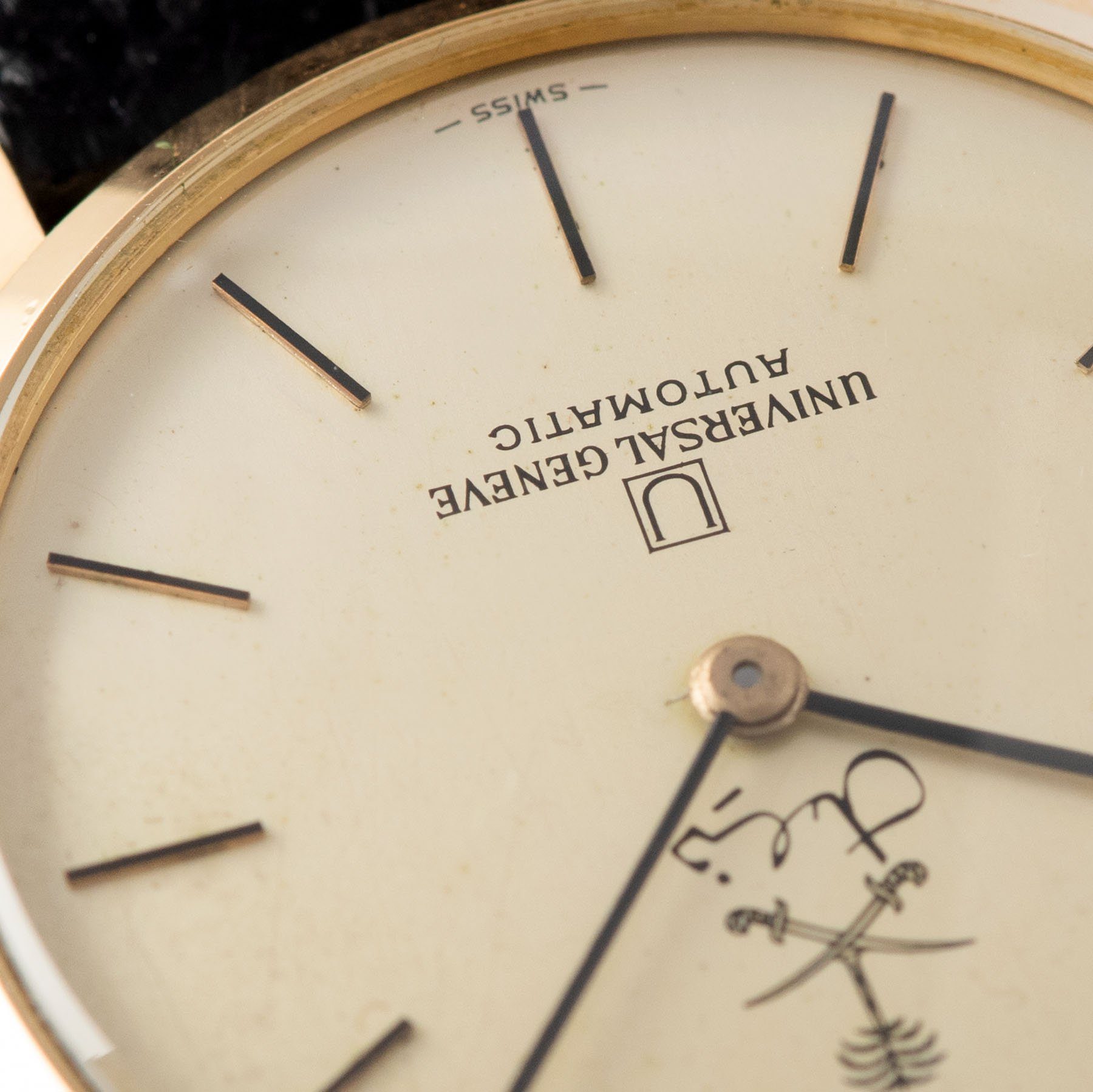Universal Genève 18kt Pink Gold Watch Saudi Armed Forces
