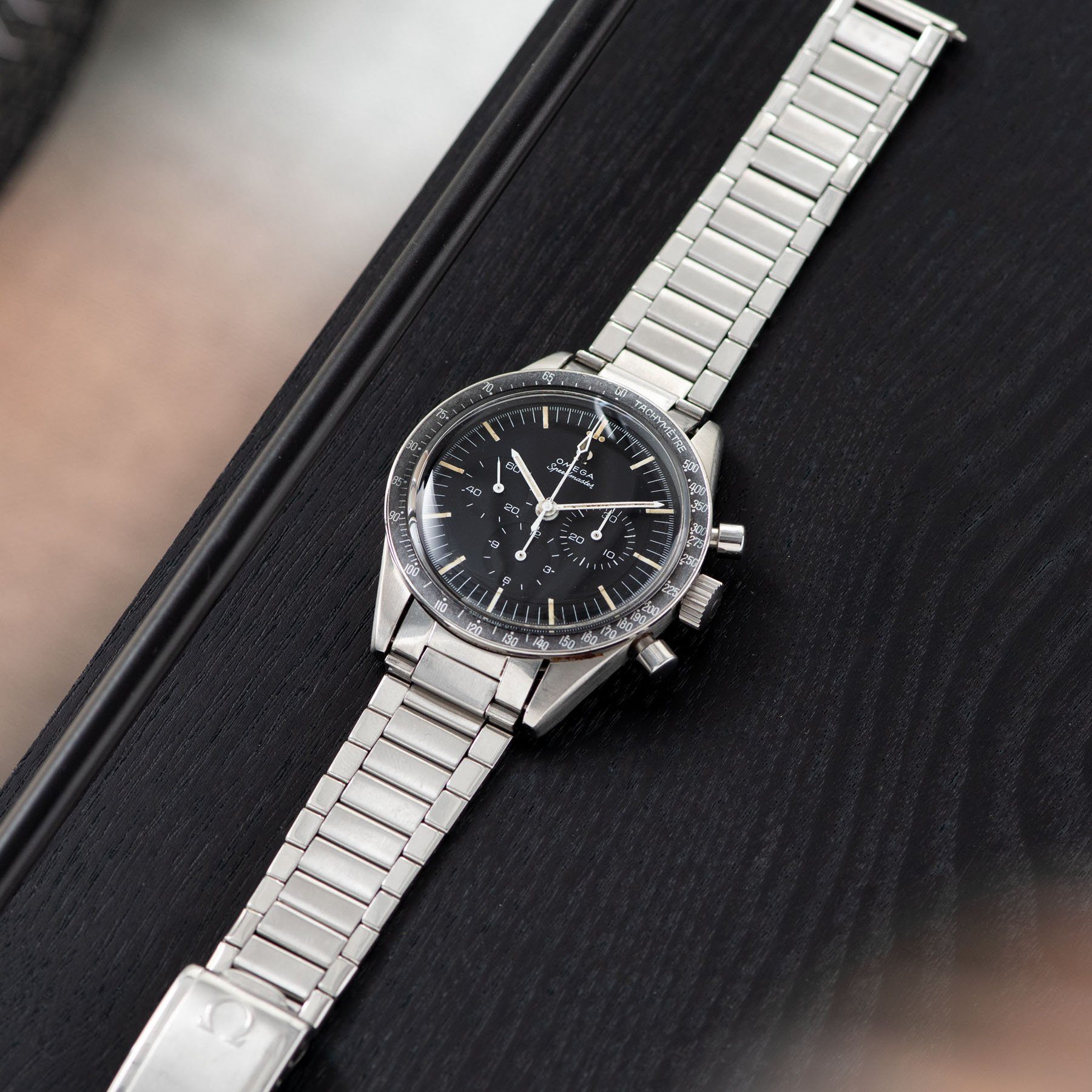 Omega Speedmaster Ed White ref 105.003 with 1035 flat link bracelet
