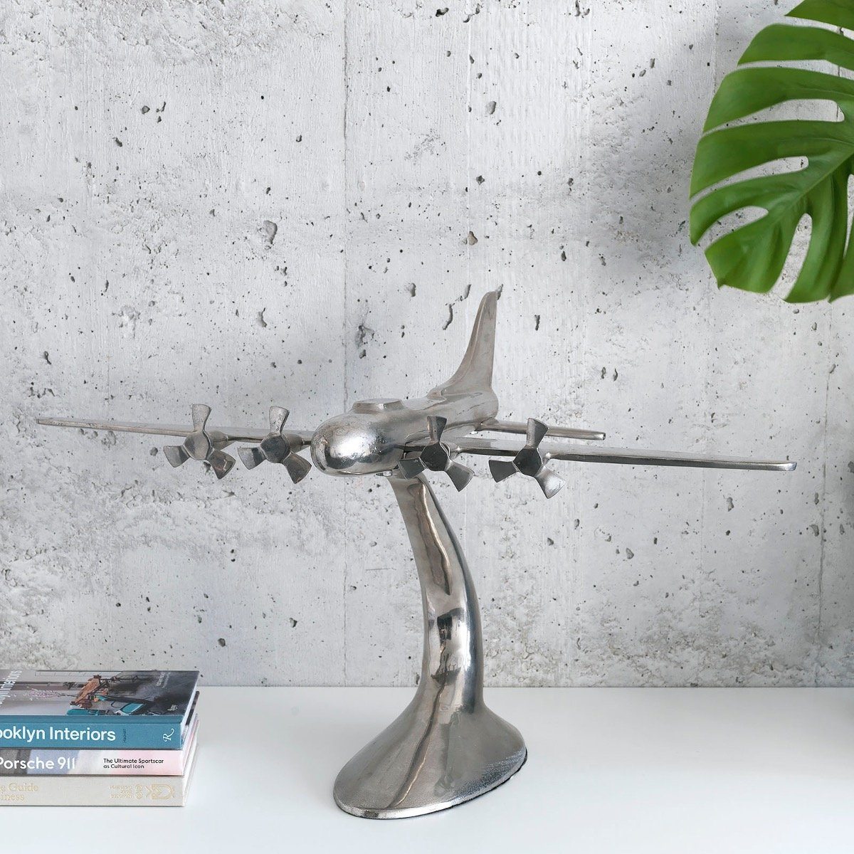 Vintage 1960s Huge Aluminium Air Plane Model