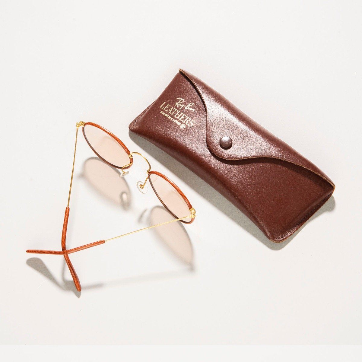 Vintage Ray Ban W0779 Leathers Changeables Sunglasses