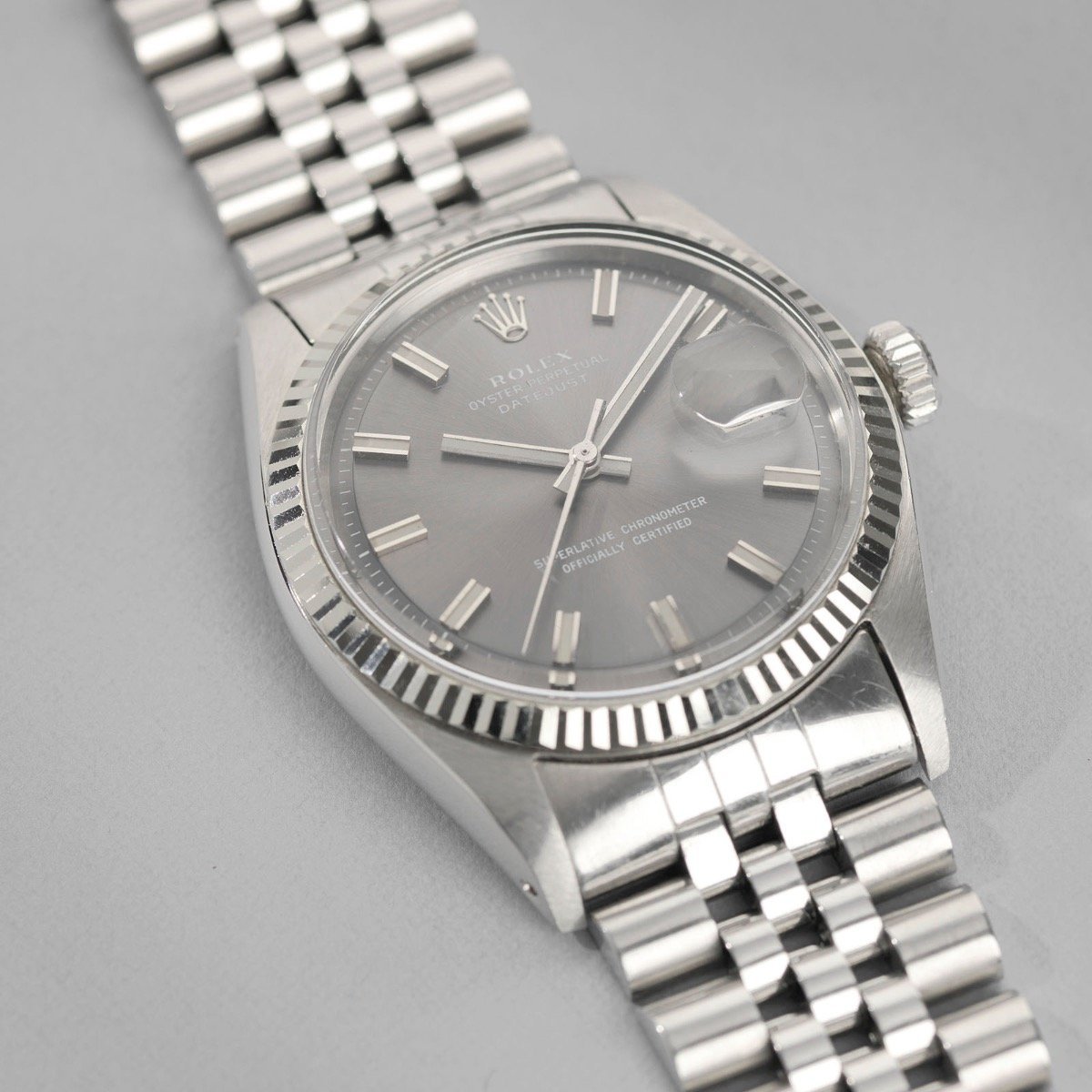 Rolex 1601 Grey Widebody Datejust