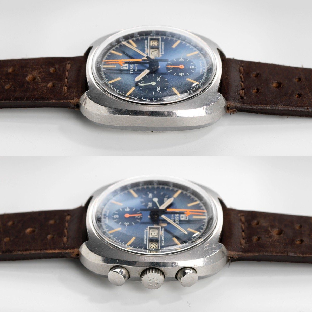 Tissot Navigator Blue Vintage Chronograph 45505