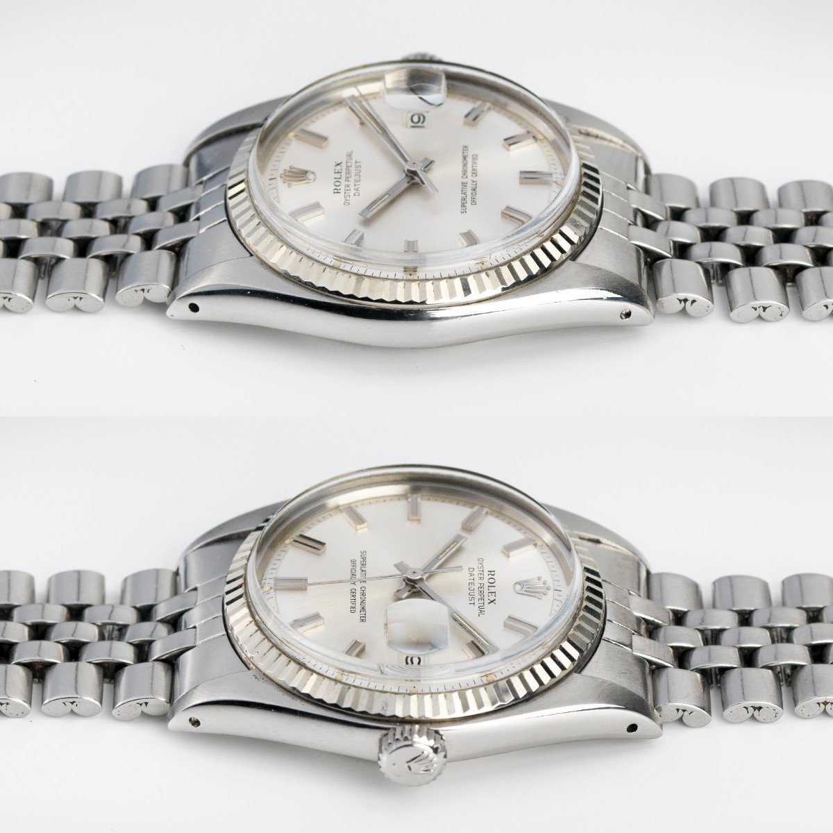 Rolex Datejust Wide Boy Dial Ref. 1601 with papers