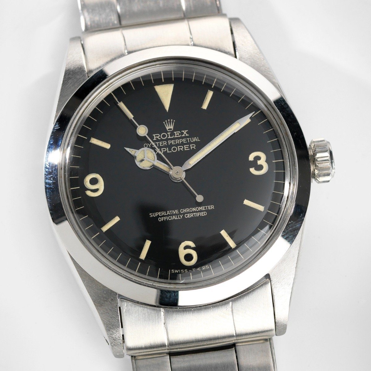 Rolex Explorer Gilt Dial 1016 Box and Papers