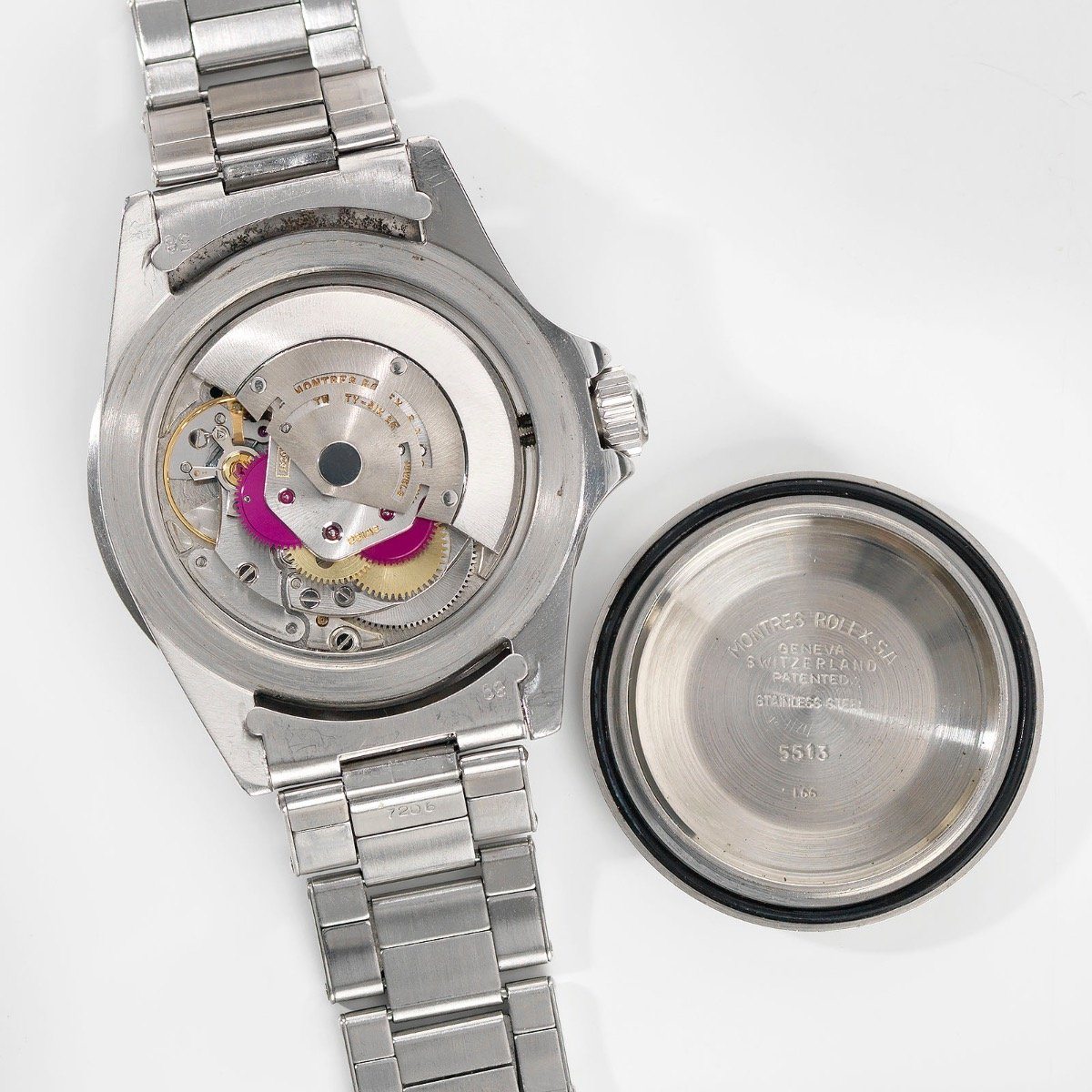 Rolex Submariner Tropical Bart Simpson Dial 5513