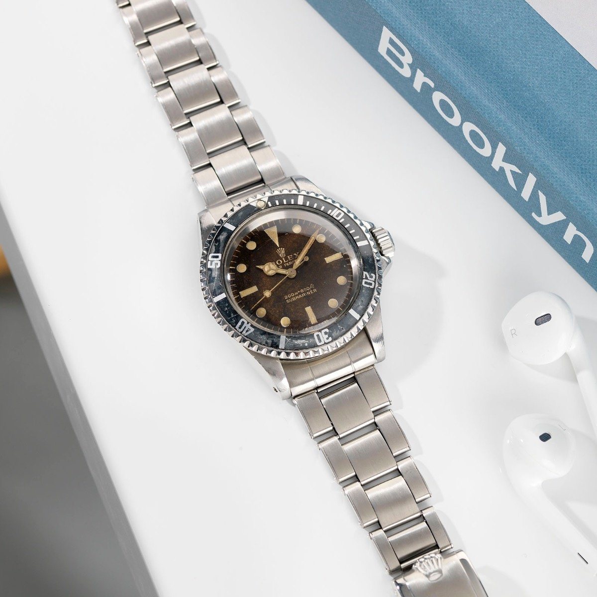 Rolex Submariner Tropical Bart Simpson Dial 5513