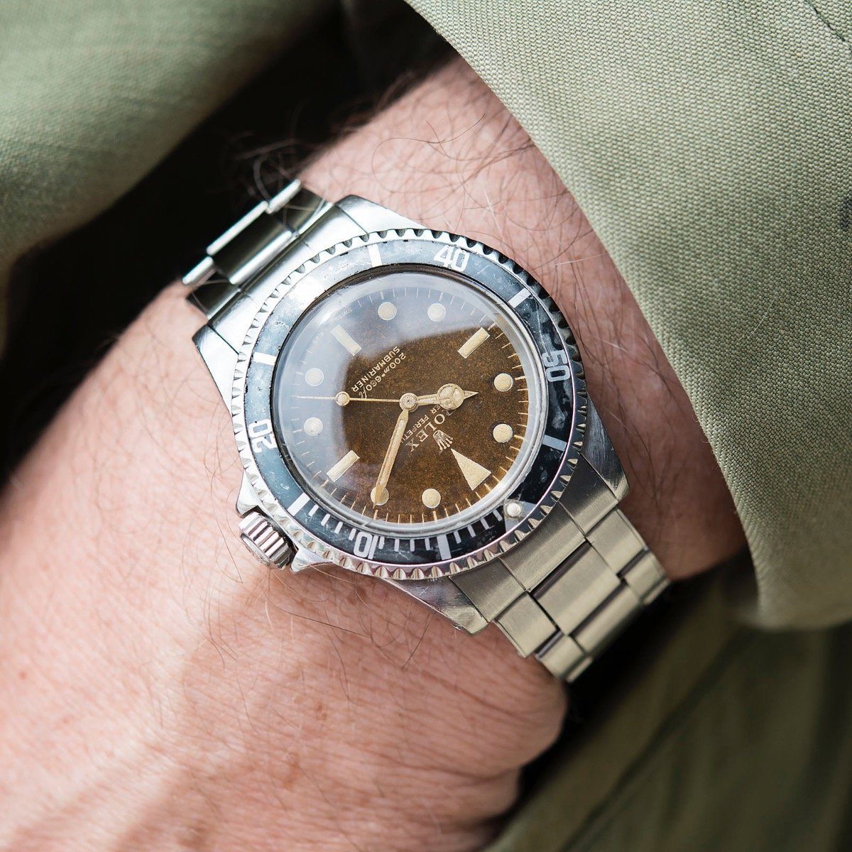 Rolex Submariner Tropical Bart Simpson Dial 5513