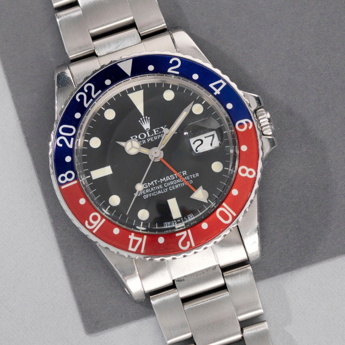 Rolex 16750 Matte Dial GMT Master Pepsi