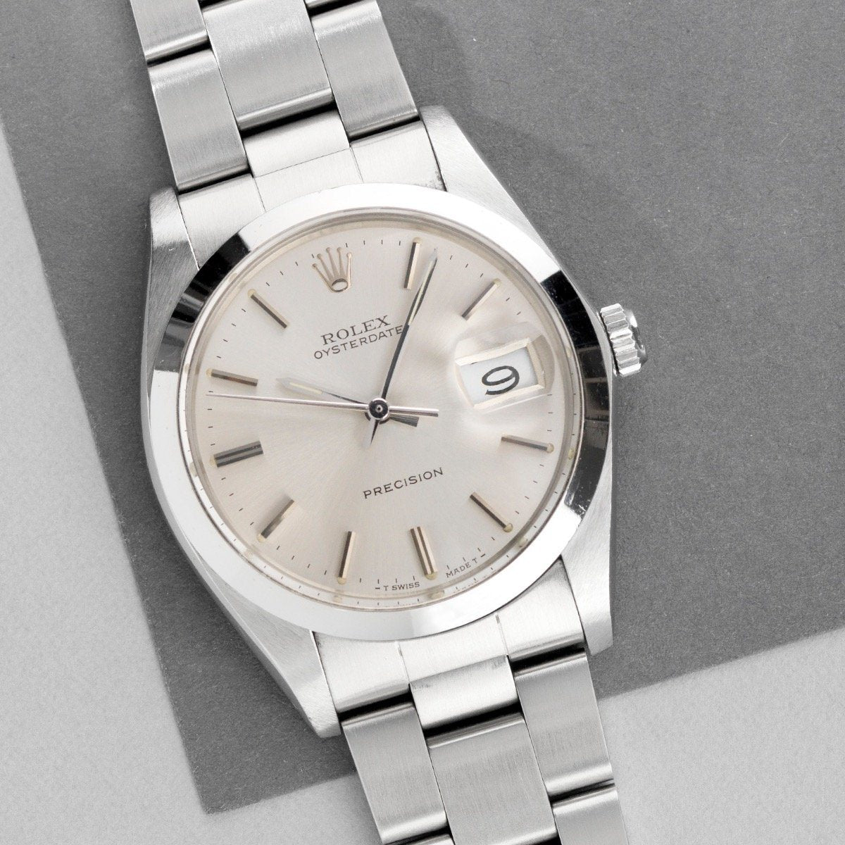 Rolex Oysterdate Silver Dial Reference 6694