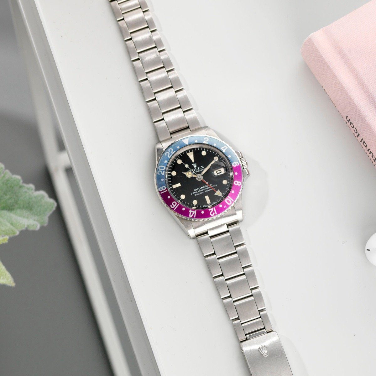 Rolex 1675 Mk1 –Long E Pink Lady GMT Master