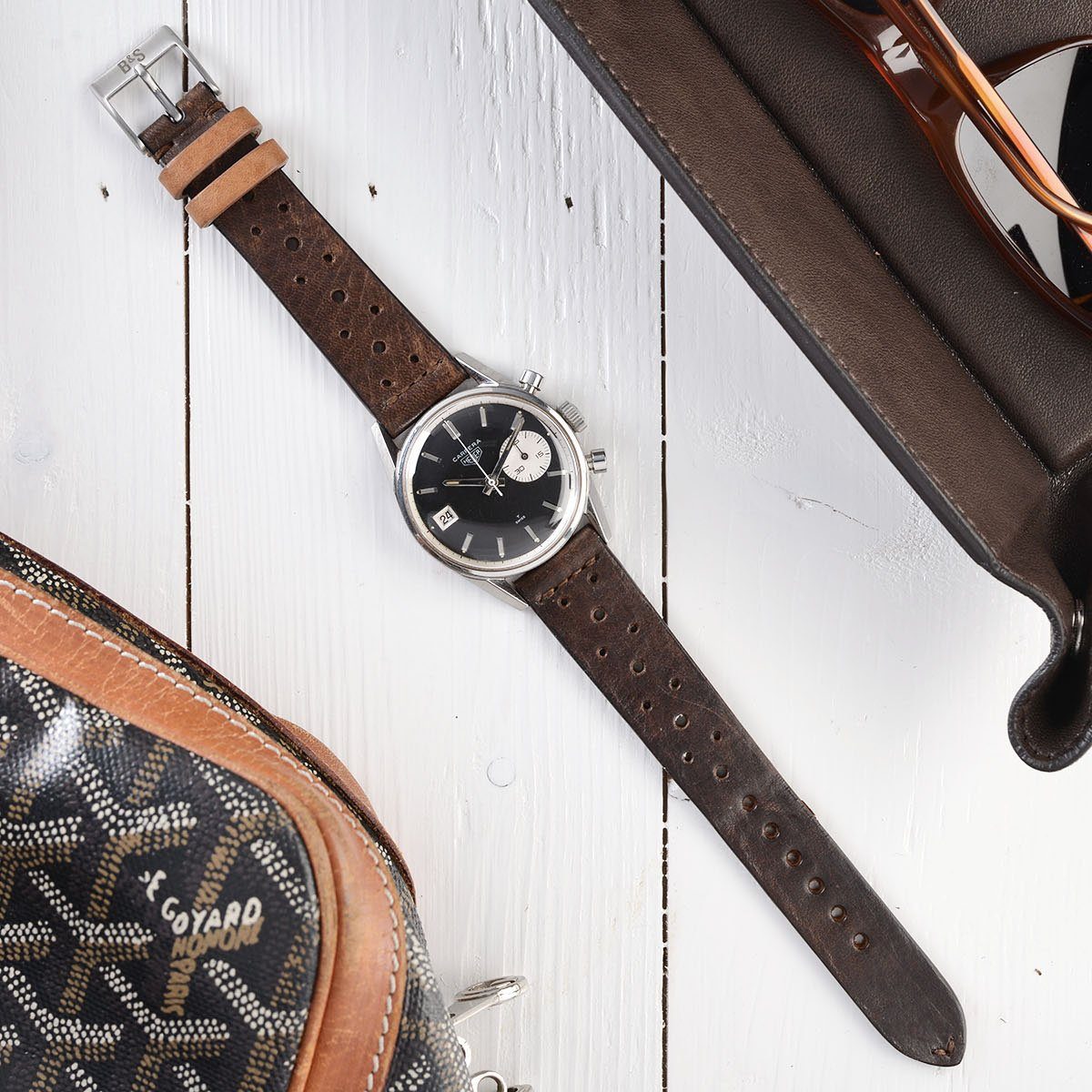 RARE HEUER CARRERA DATO 3147 NS