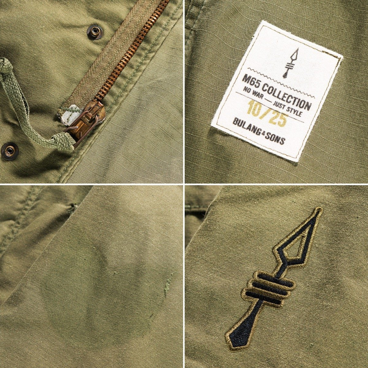 10/25 Custom Vintage M-65 Field Jacket Regular Length
