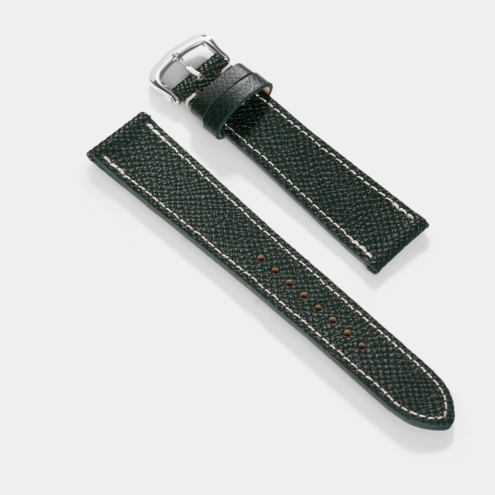 Strap for Cartier Tank Must (2021-2024) - The Marston Calf Dark Green