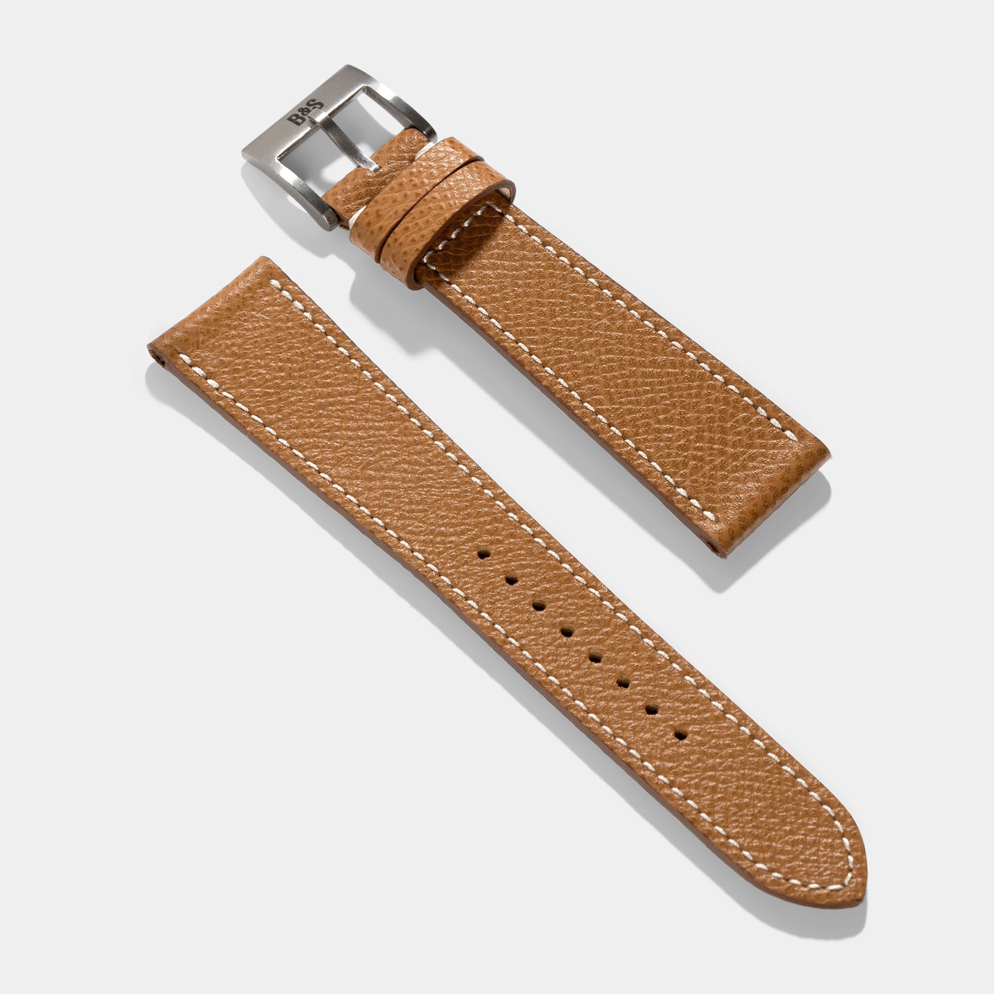 Marston Calf Cognac Brown Leather Watch Strap