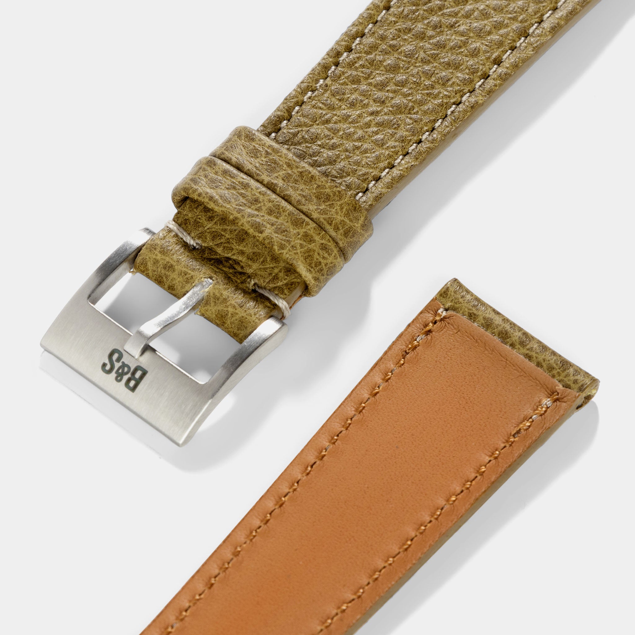 Luxury_Green_Leather_Watch_Strap_For_Wrist_Watches
