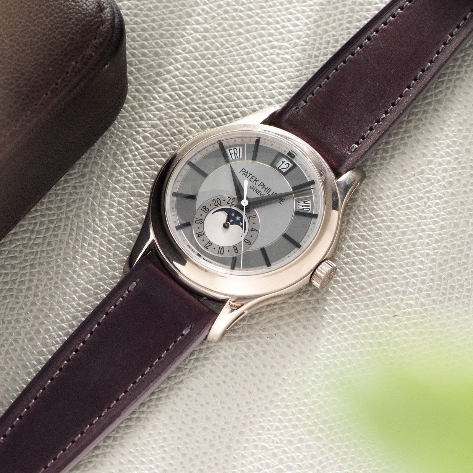 St. Émilion Bordeaux Leather Watch Strap