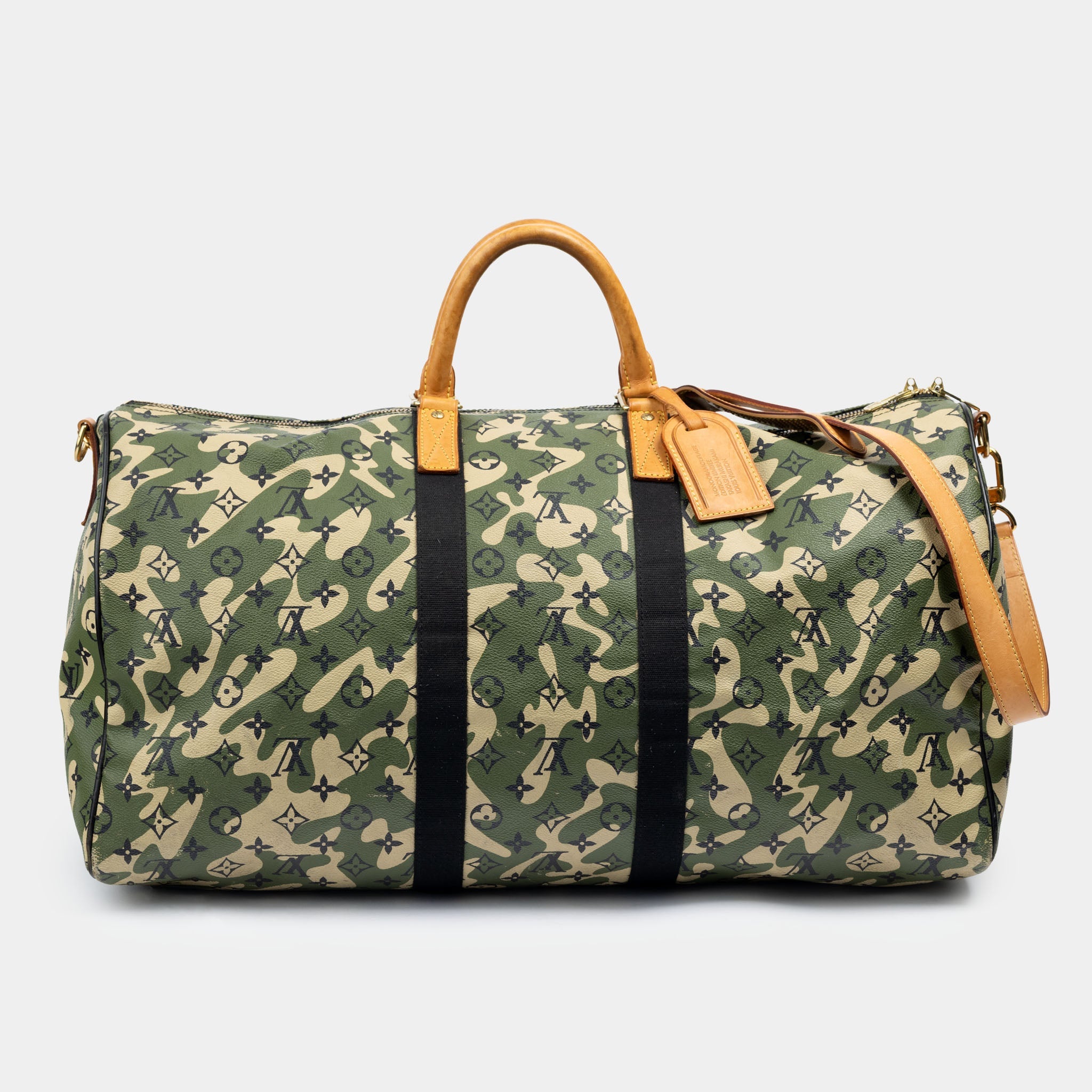 Louis Vuitton x Takashi Murakami Monogramouflage Keep all bag
