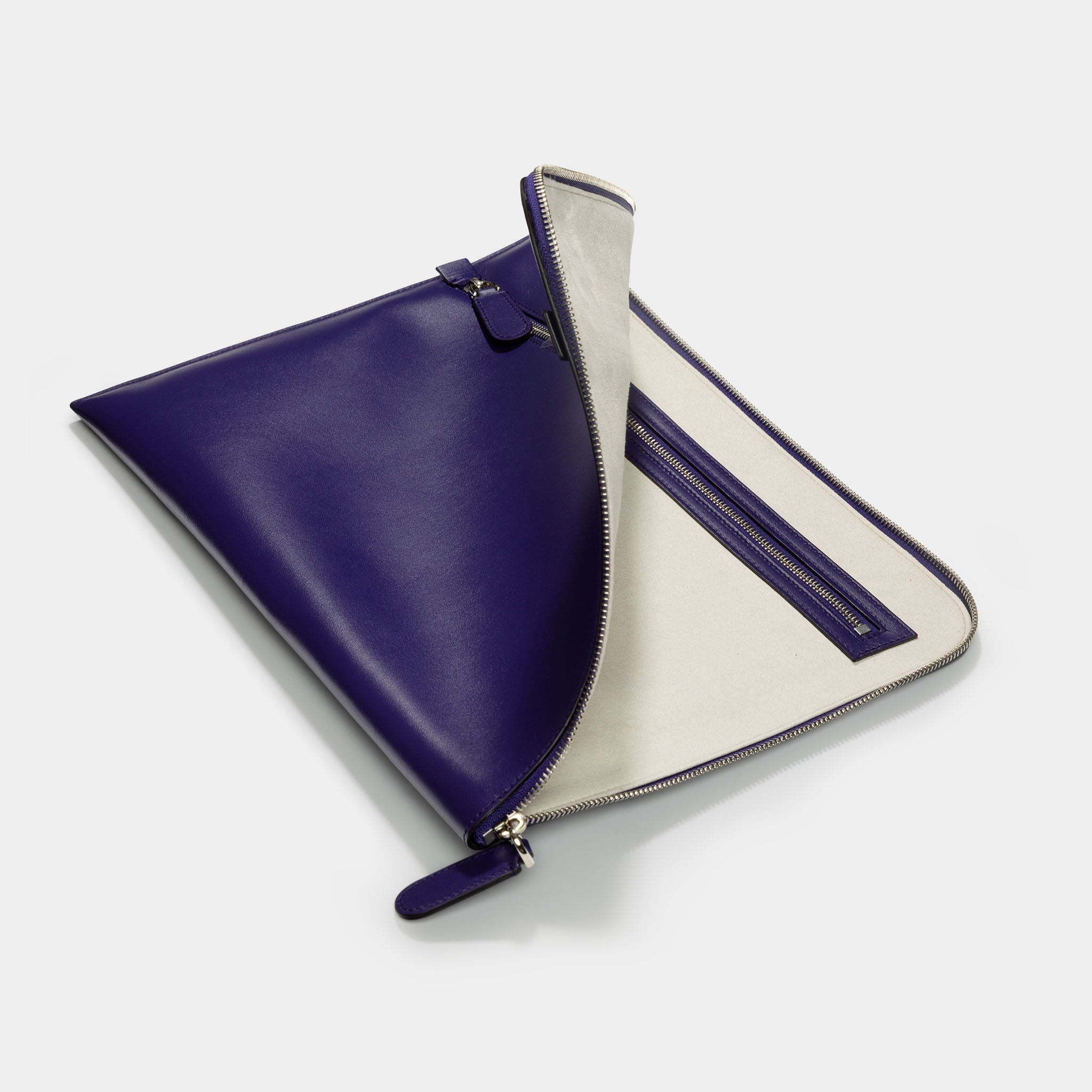 Audemars Piguet purple leather clutch
