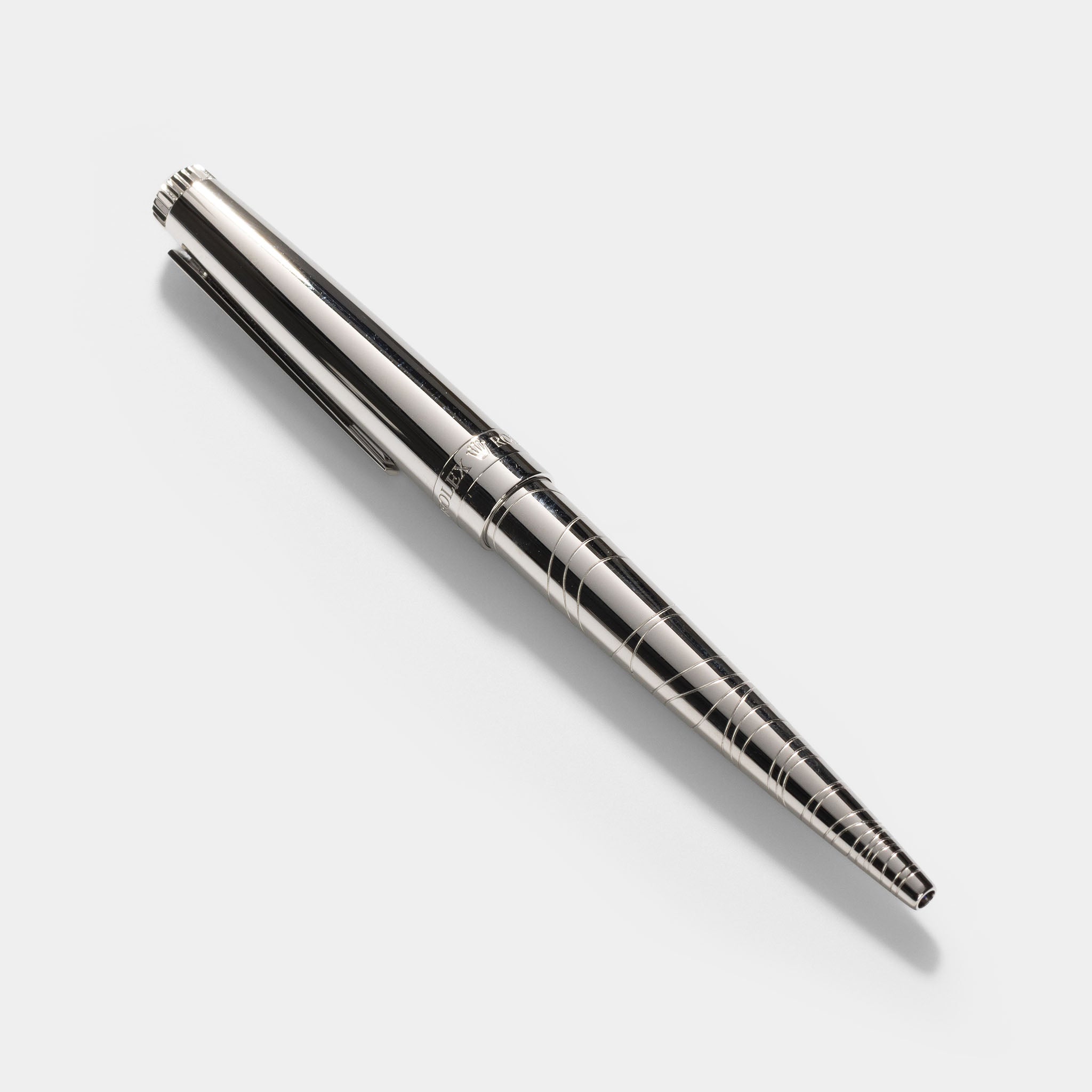 Rolex Steel Ballpoint "Wave" Ball Point Pen