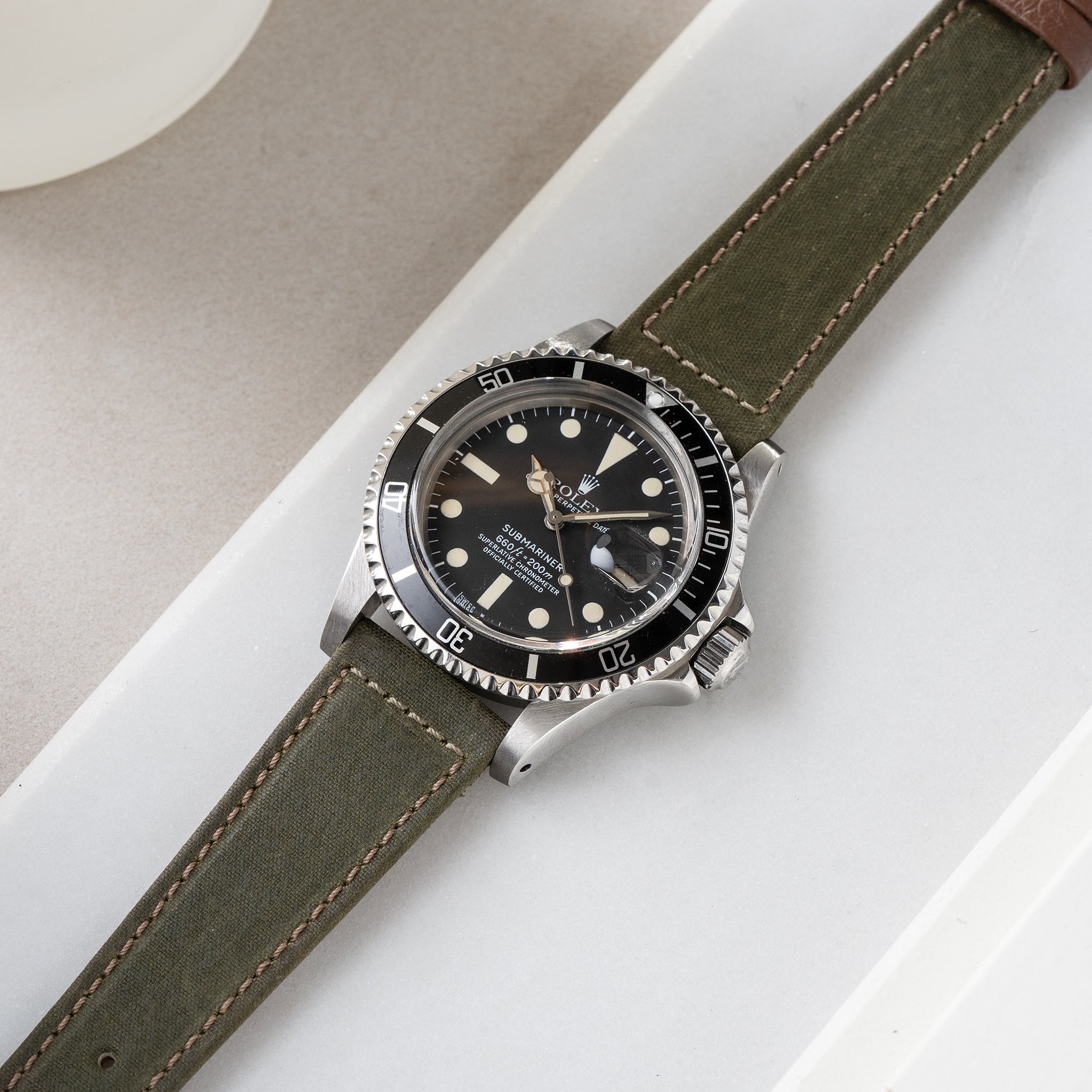 Strap for Rolex Submariner 5513 & 1680 - Vintage Barbour Fabric