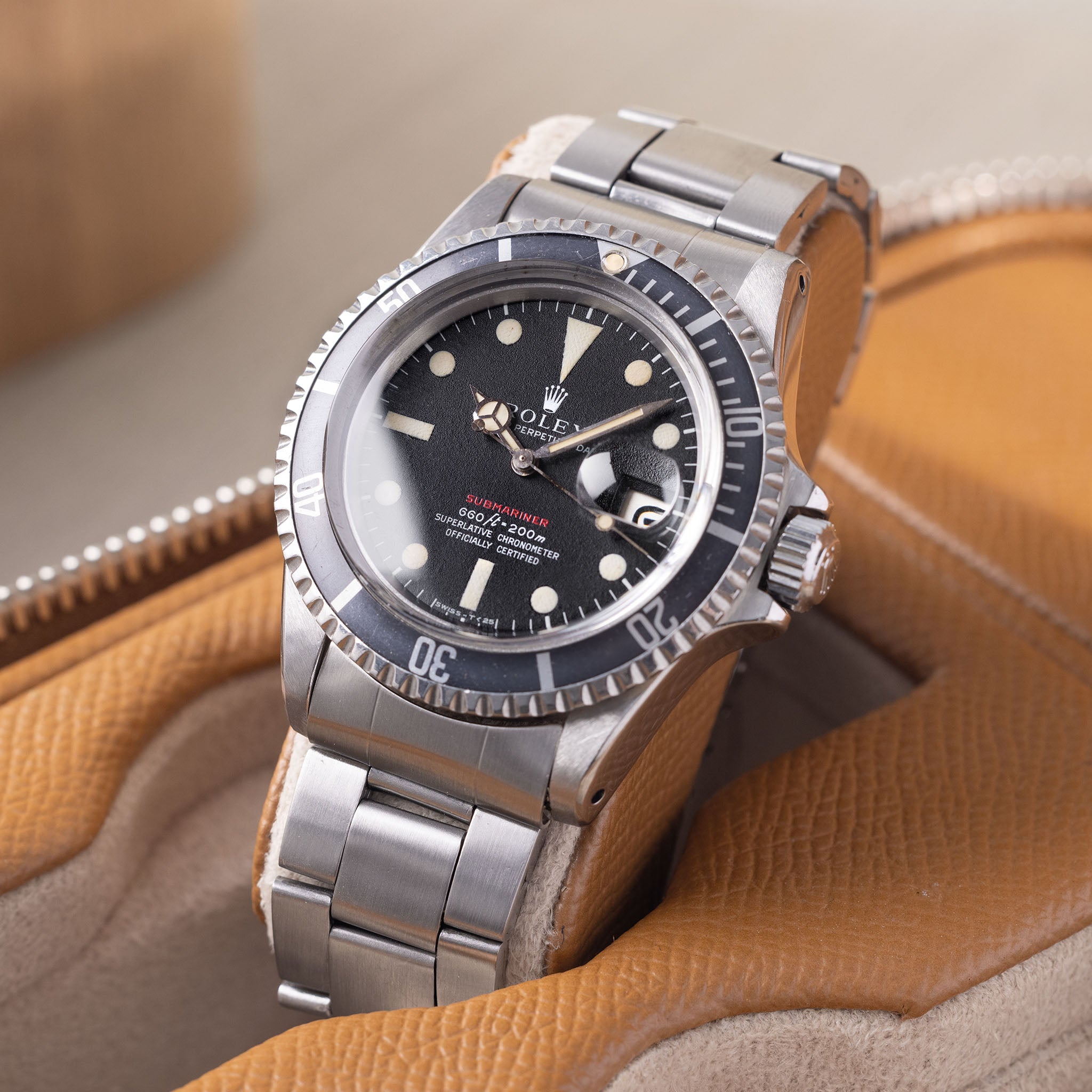 Rolex Submariner Date 1680 Mk4 Red Sub Dial