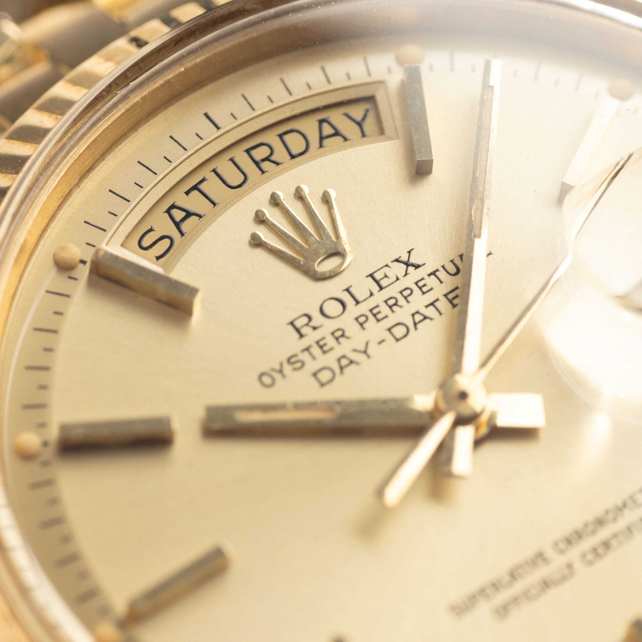 Rolex Day-Date 1803 Champagne Dial Jubilee Bracelet