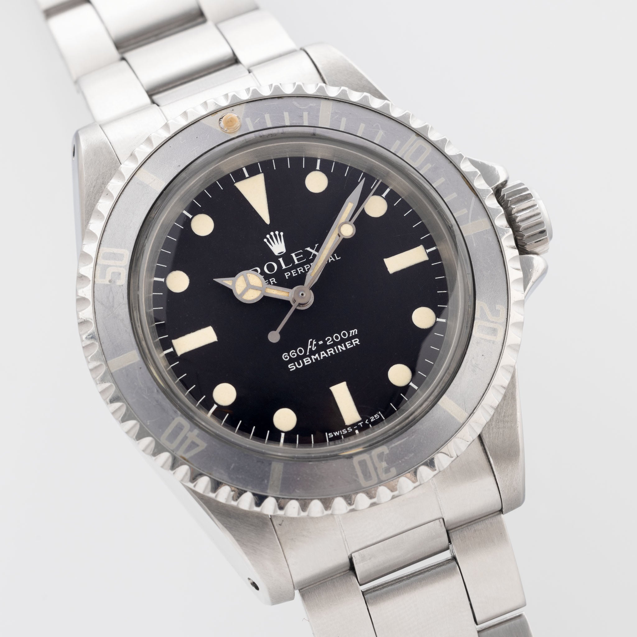 Rolex Submariner Serif Dial 5513 Ghost Insert
