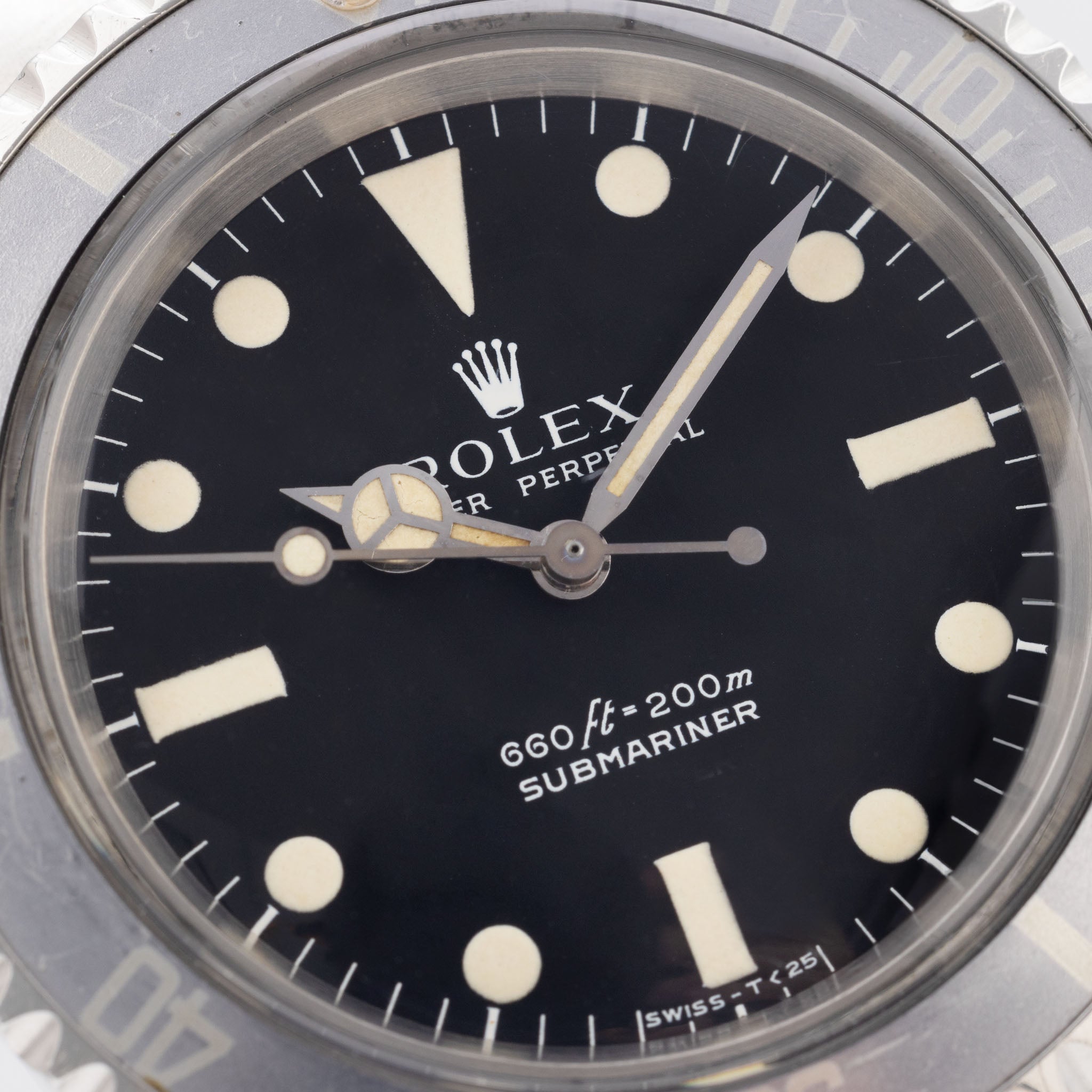 Rolex Submariner Serif Dial 5513 Ghost Insert