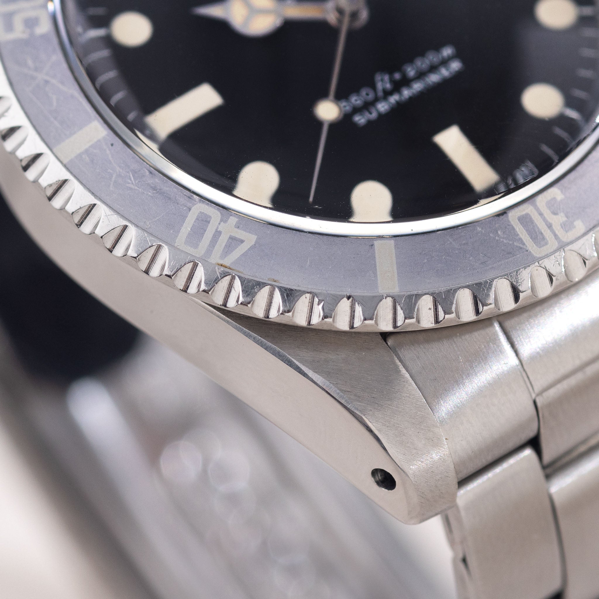 Rolex Submariner Serif Dial 5513 Ghost Insert