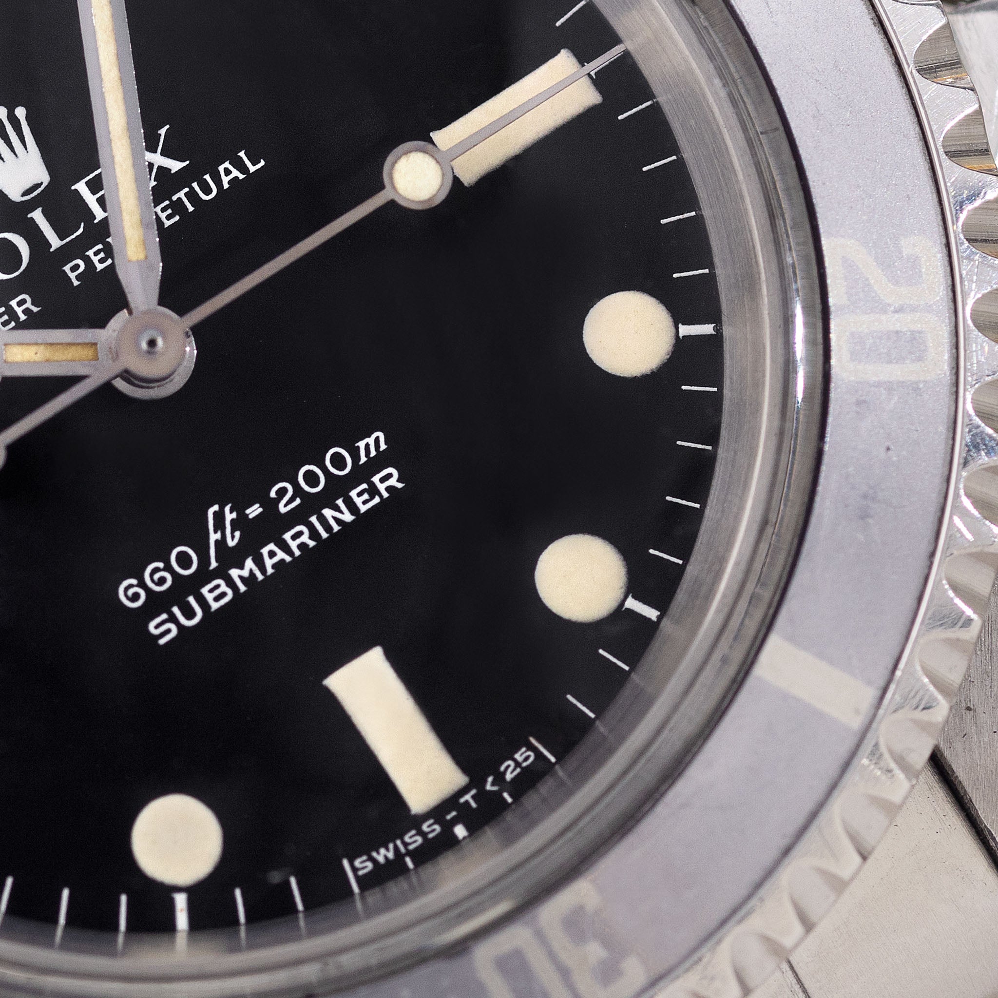 Rolex Submariner Serif Dial 5513 Ghost Insert