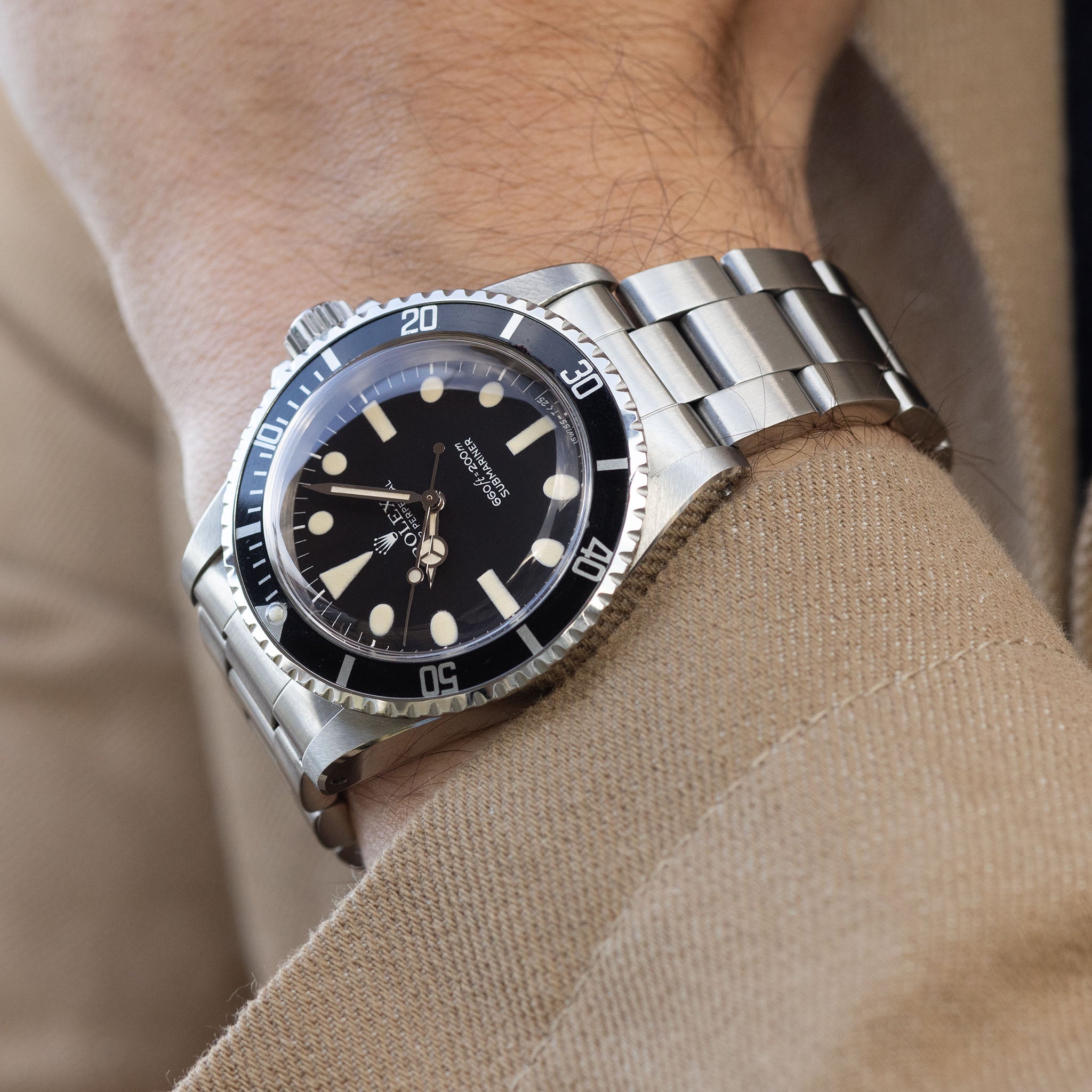 Rolex no- date Submariner Maxi MK1 Ref 5513