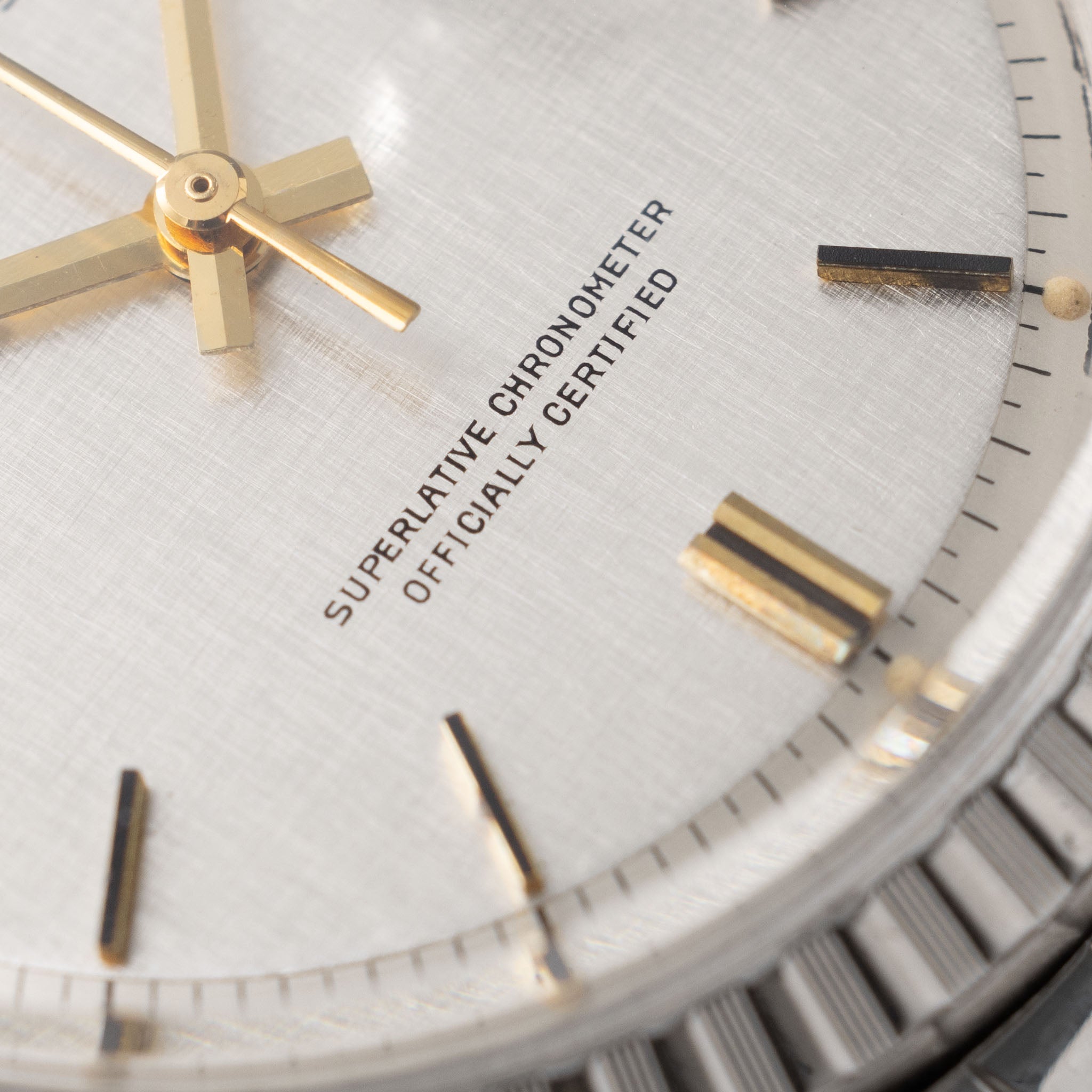 Rolex Datejust ref. 1603 Linen Silver Dial