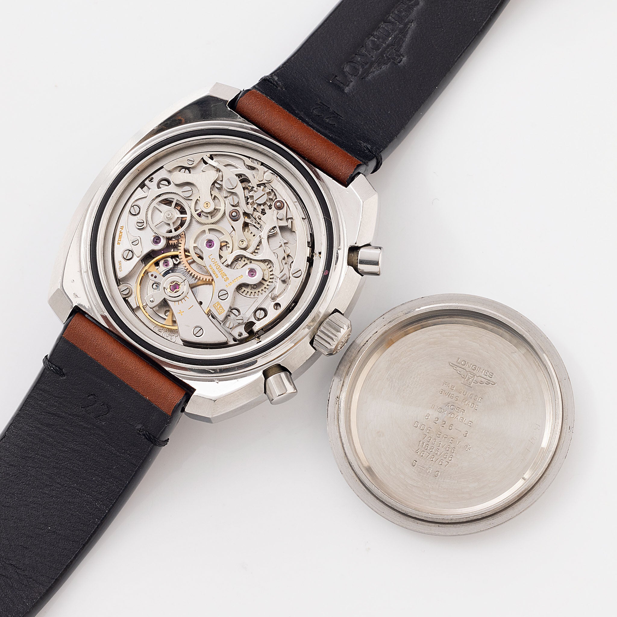 Longines Chronograph "Exotic Singer Dial" Ref. 8226