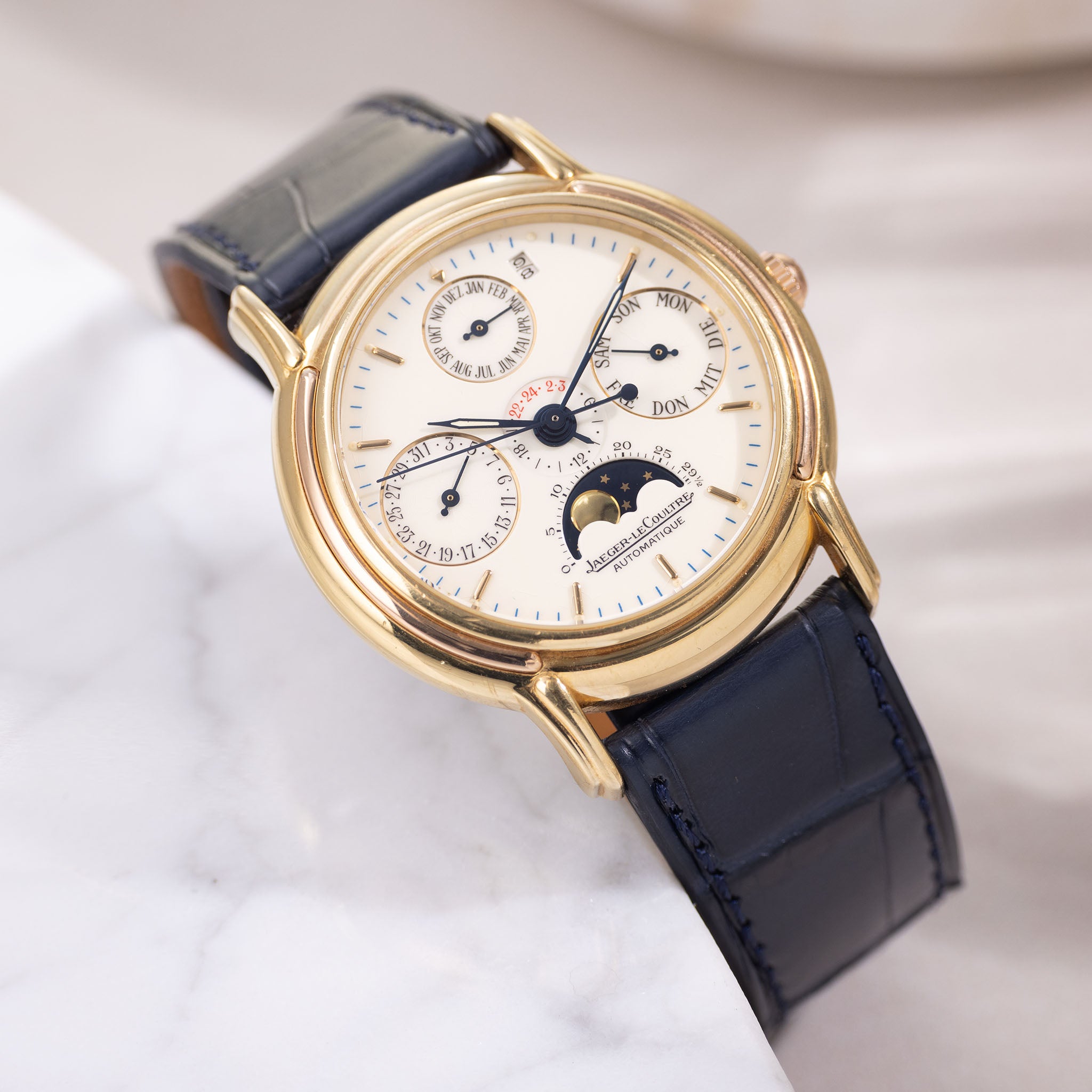 Jaeger-LeCoultre Odysseus Perpetual Calendar with Moonphase in 18k Yellow Gold Ref. 166.7.80