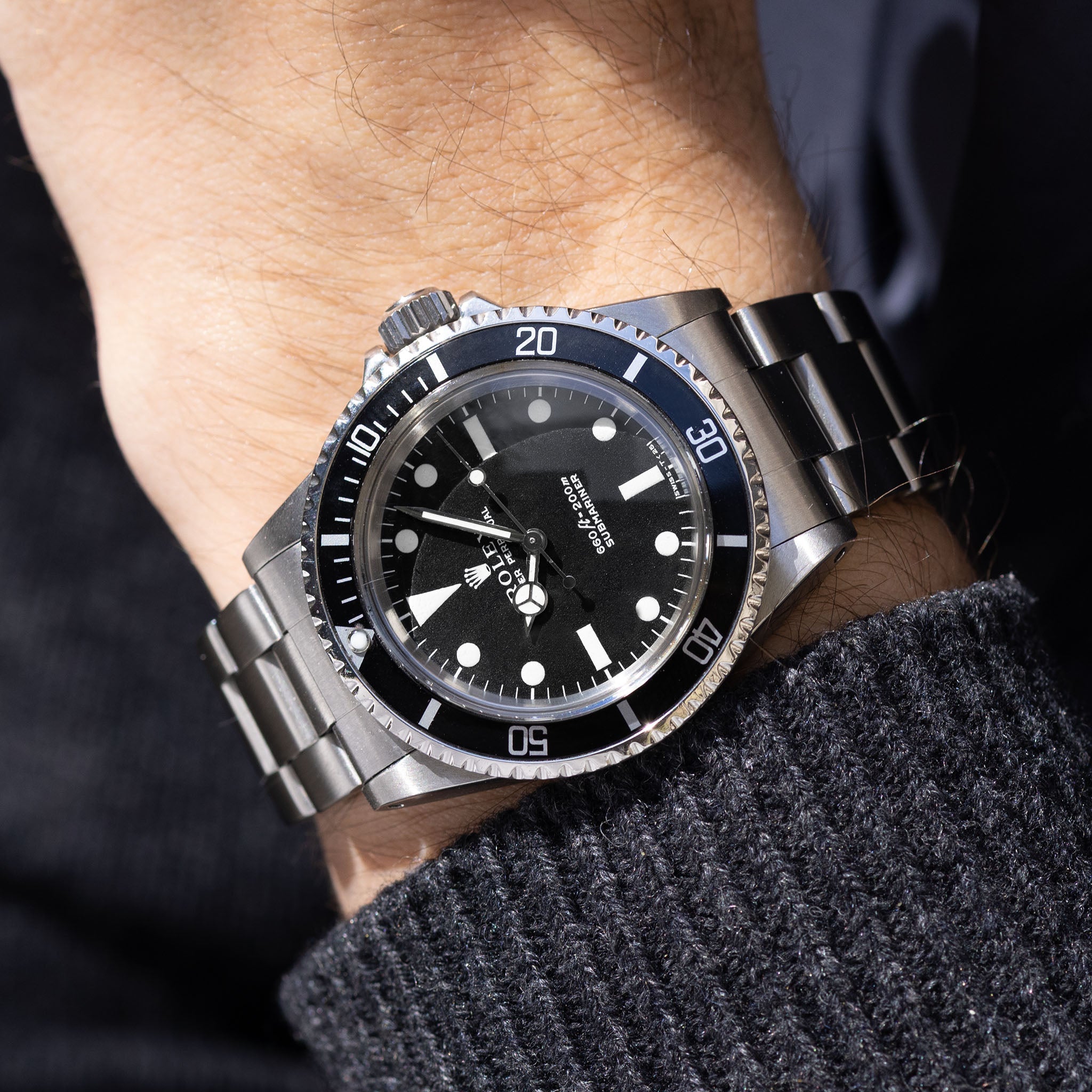 Rolex Submariner  Non Serif dial  ref  5513