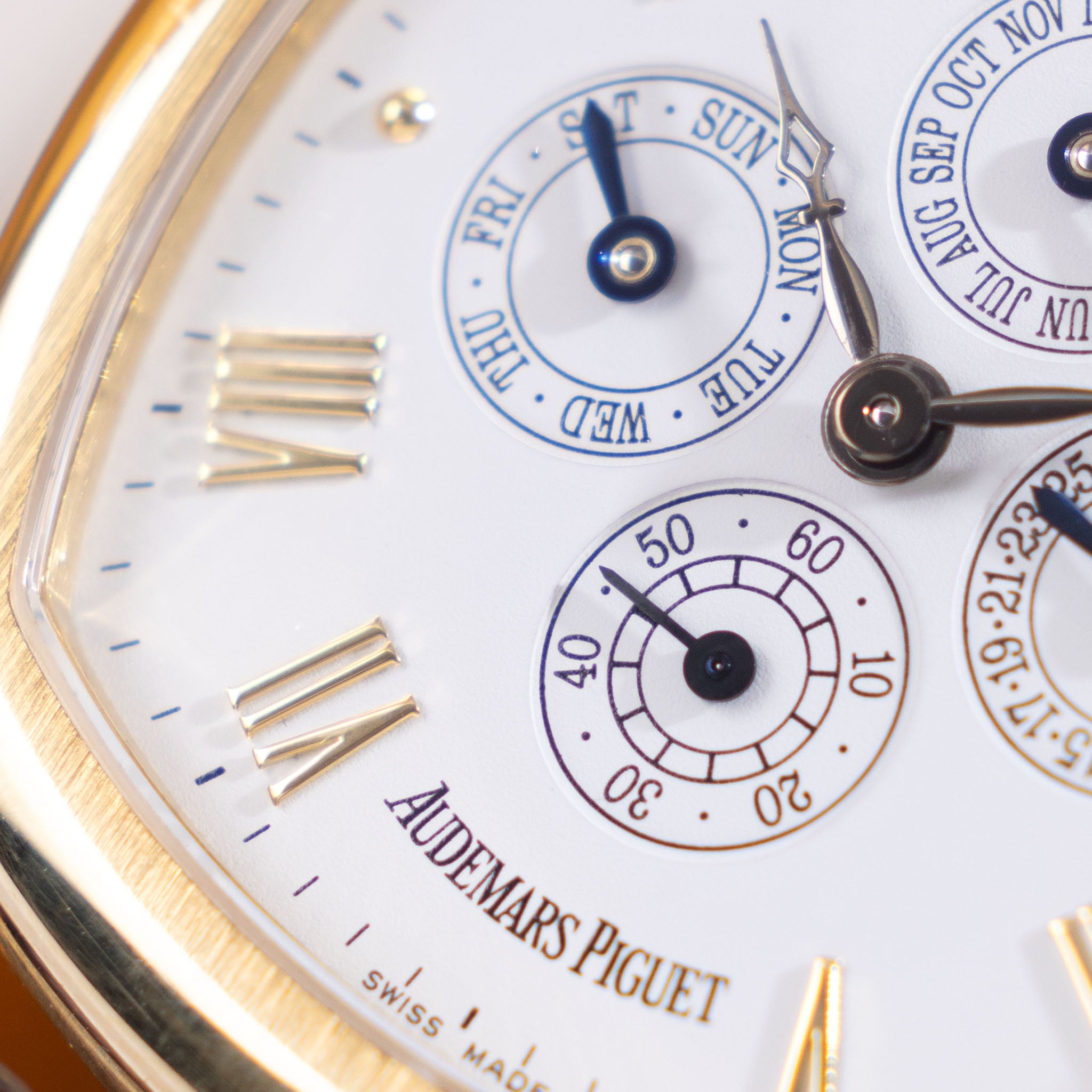Audemars Piguet John Schaeffer Triple Calendar 258700BA in 18k Yellow Gold
