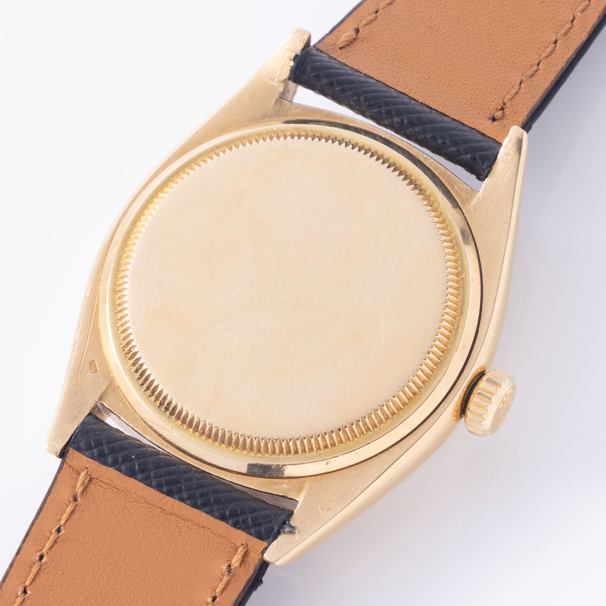 Rolex  Datejust Cream dial  with "Arrow head " markers in 18 k yellow gold ref 6605