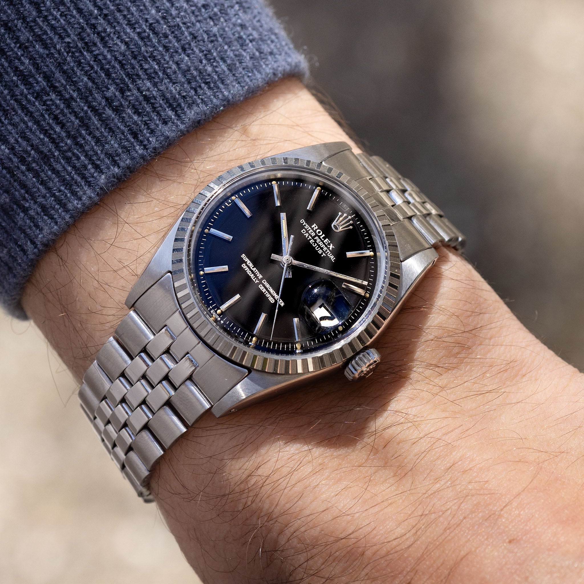 Rolex Datejust Gilt dial ref 1603