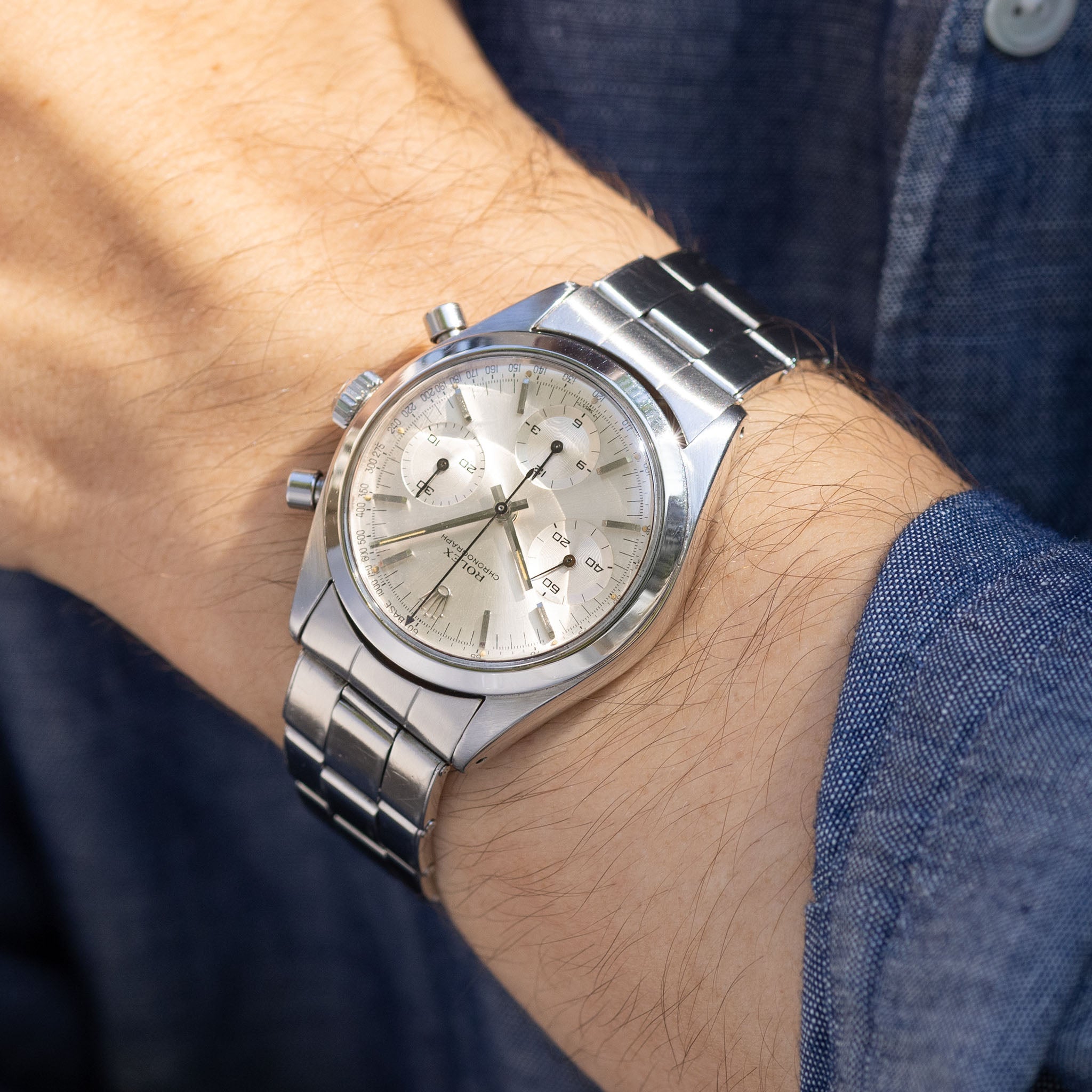 Rolex Chronograph "Pre-Daytona" 6238 Silver Dial