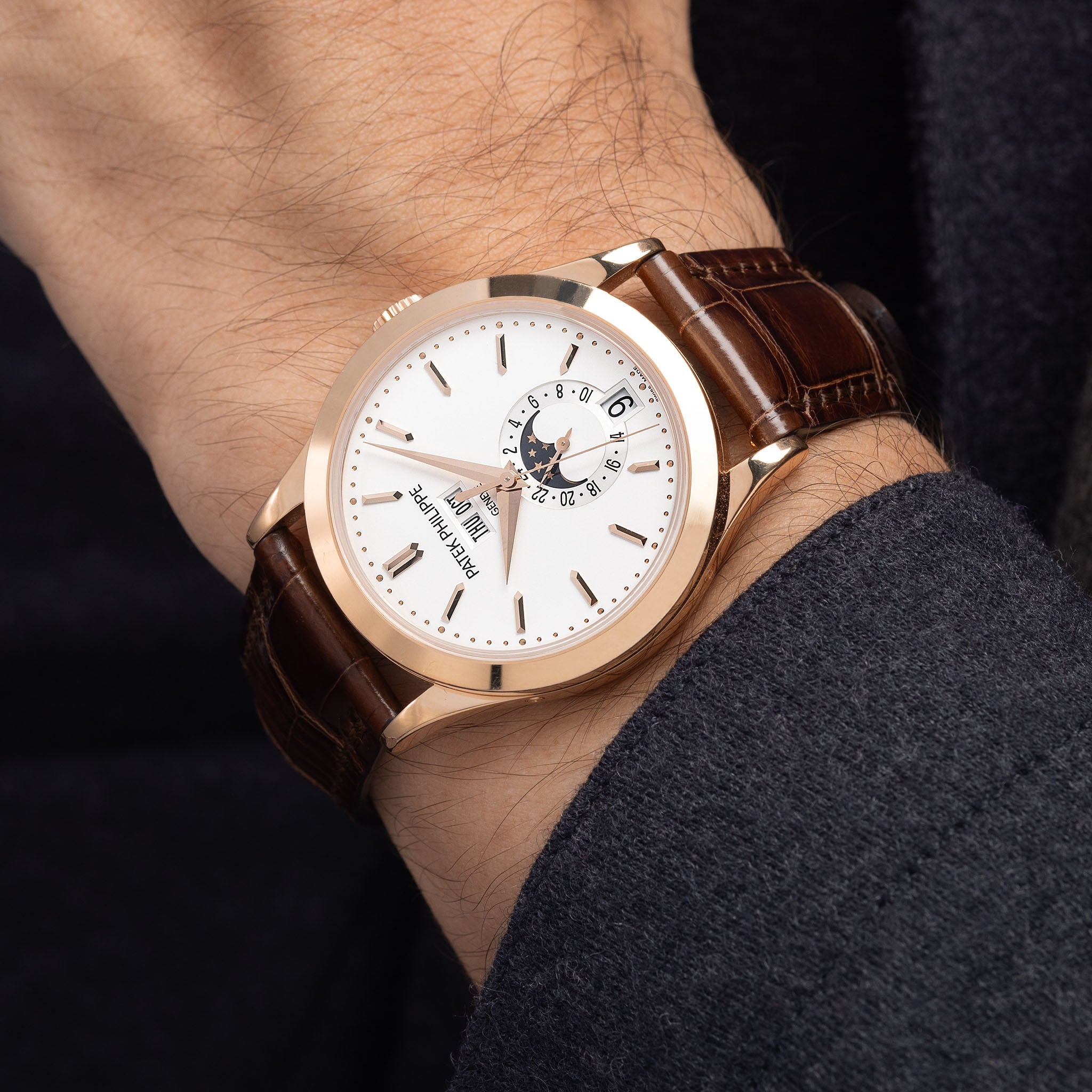 Patek Philippe Annual calendar in 18 k rose gold ref 5396R